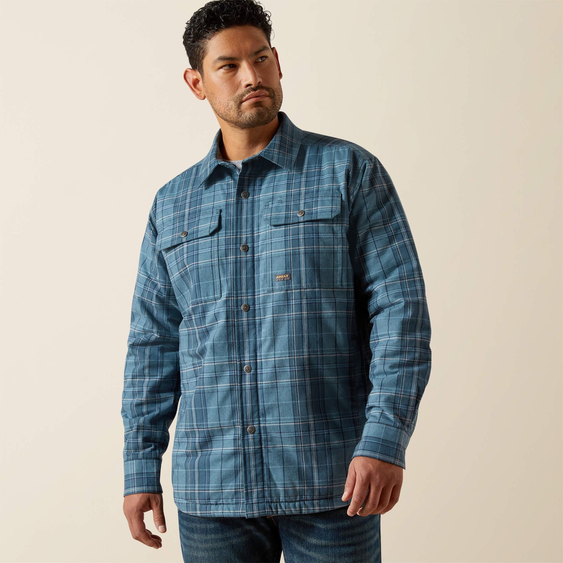 Rebar Flannel Insulated Shirt Jacket Men | Ariat outlet