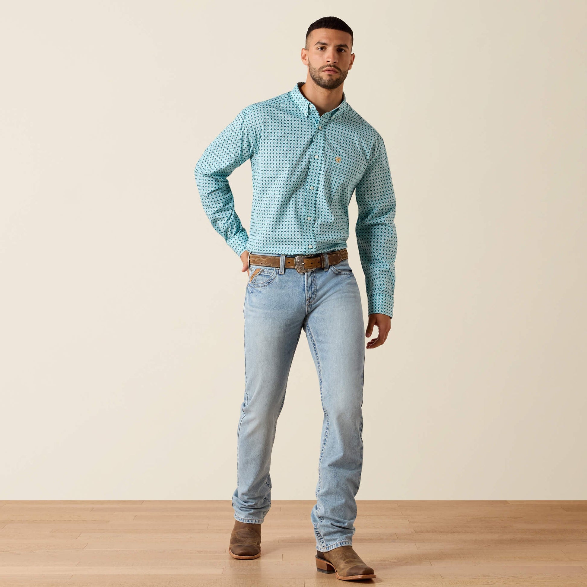 Wrinkle Free Andy Classic Fit Shirt Men | Ariat discount
