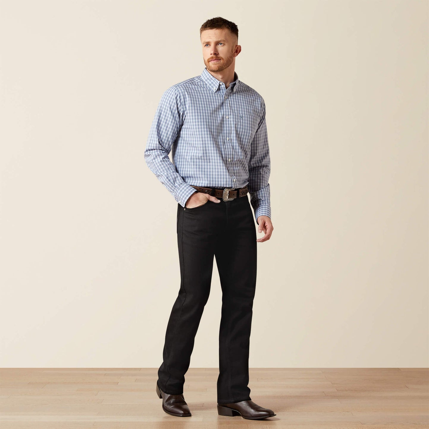 Wrinkle Free Brett Fitted Shirt Men | Ariat discount