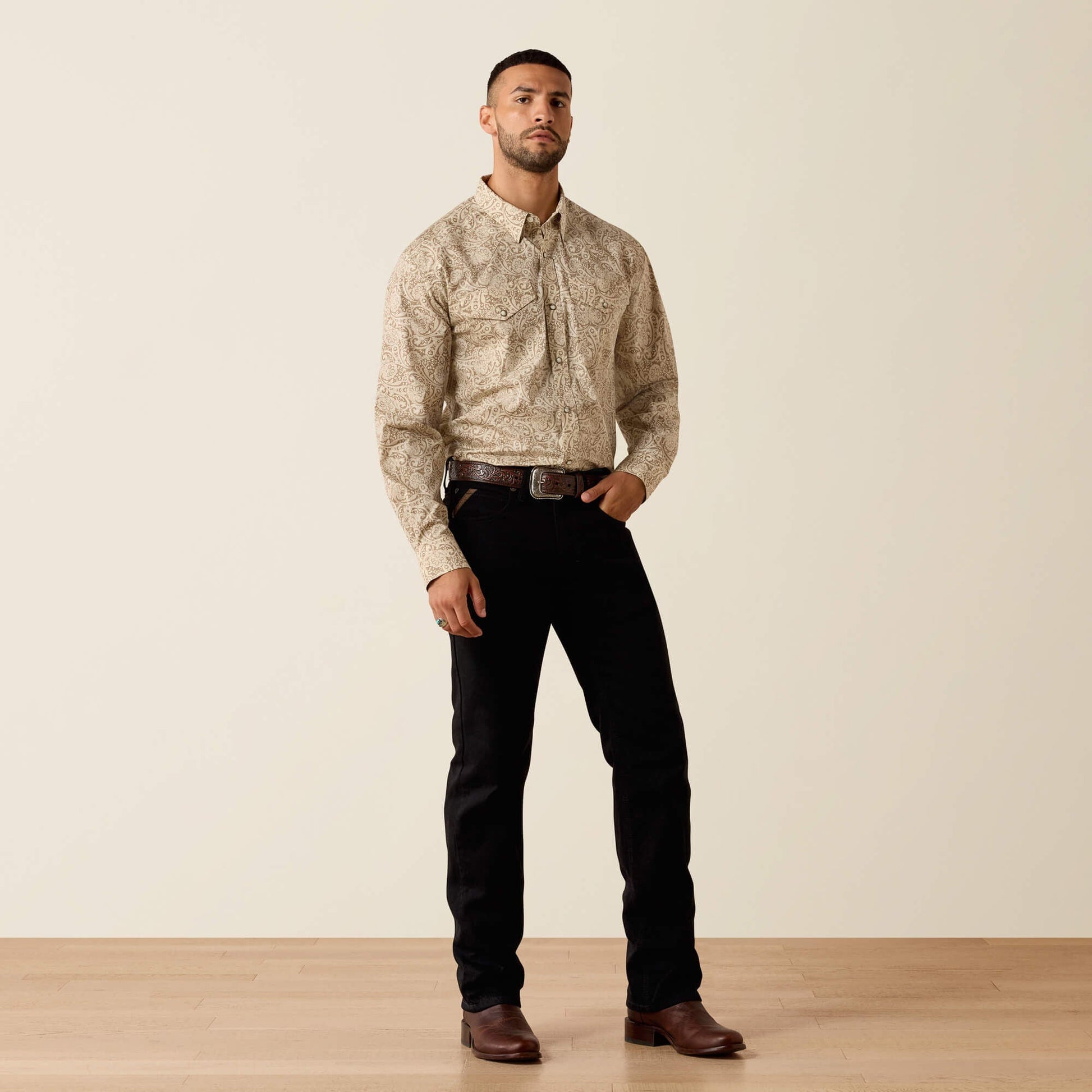 Trevon Classic Fit Snap Shirt Men | Ariat for sale