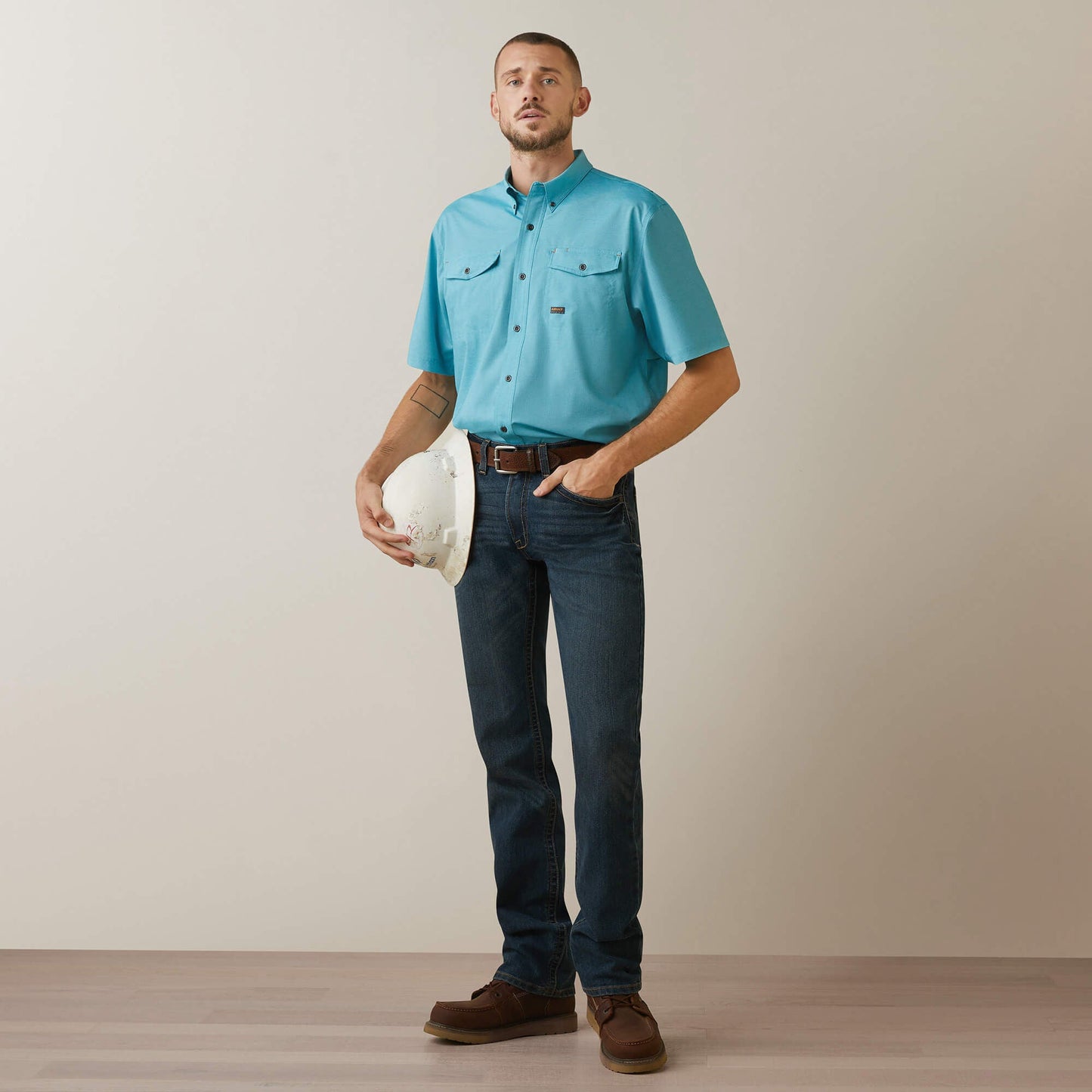 Rebar Made Tough VentTEK DuraStretch Work Shirt Men | Ariat for sale