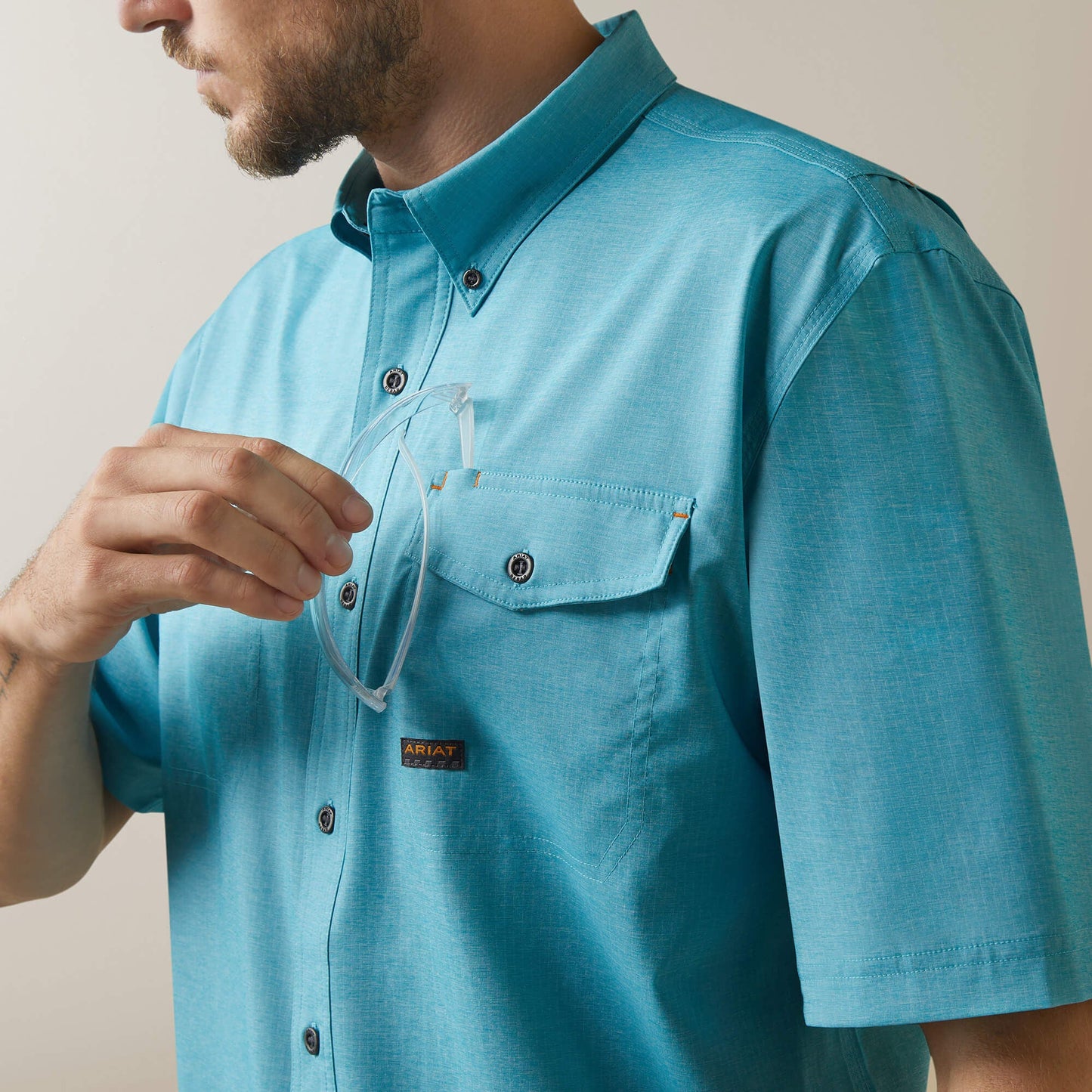 Rebar Made Tough VentTEK DuraStretch Work Shirt Men | Ariat for sale