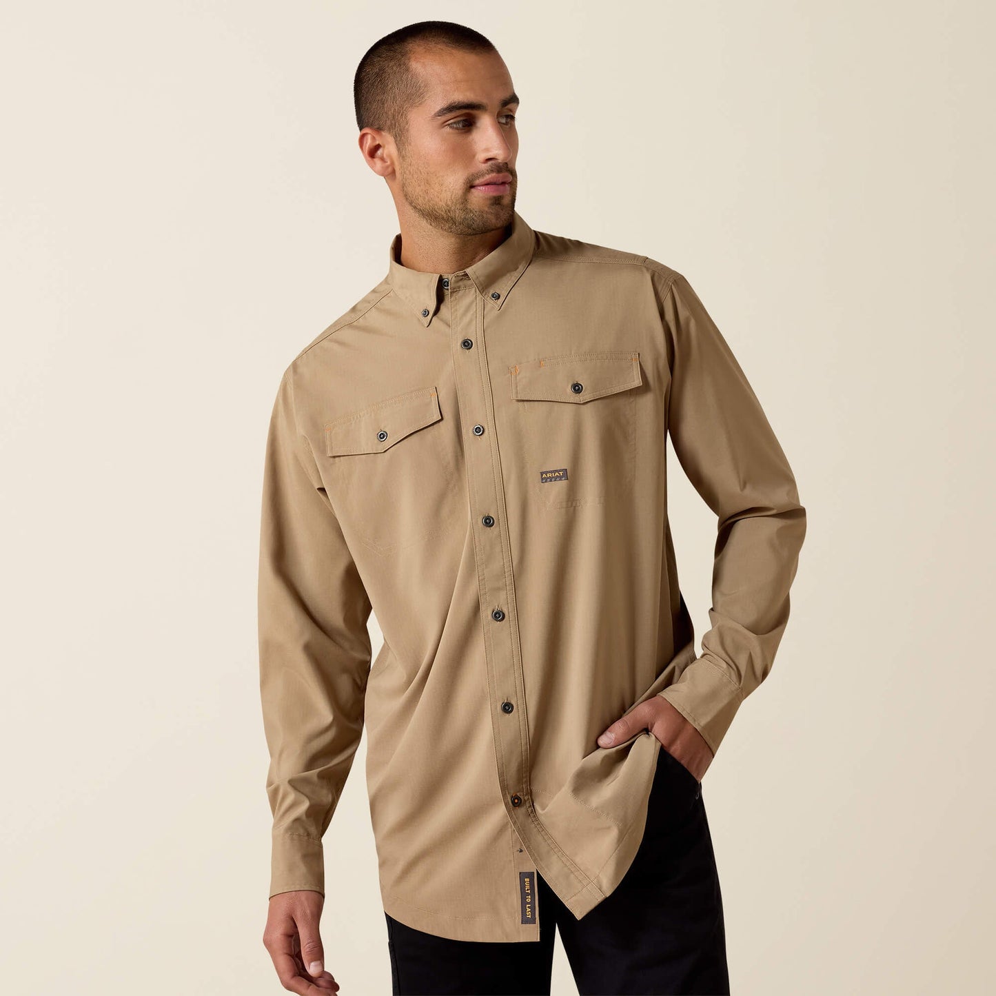 Rebar Made Tough VentTEK DuraStretch Work Shirt Men | Ariat for sale