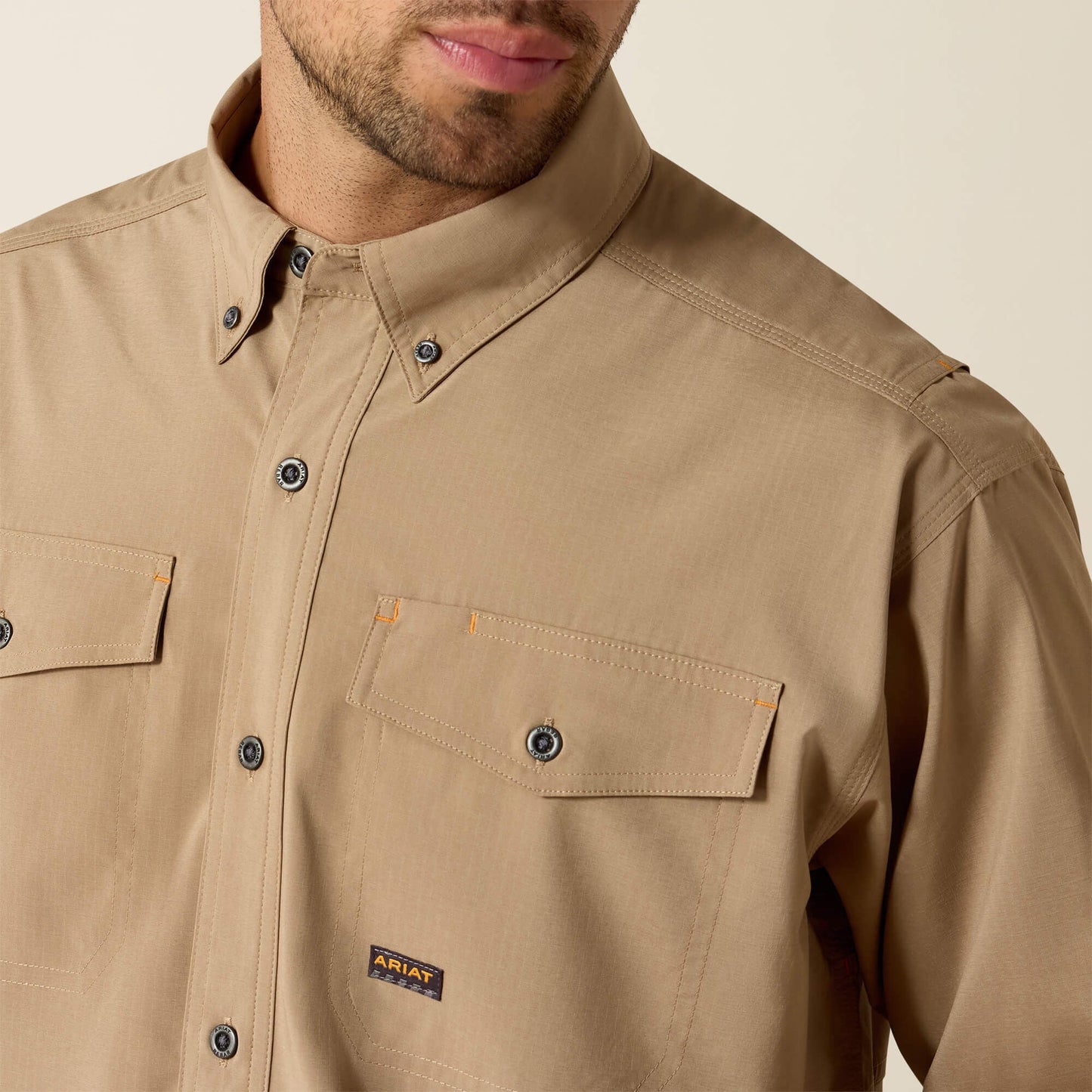 Rebar Made Tough VentTEK DuraStretch Work Shirt Men | Ariat for sale