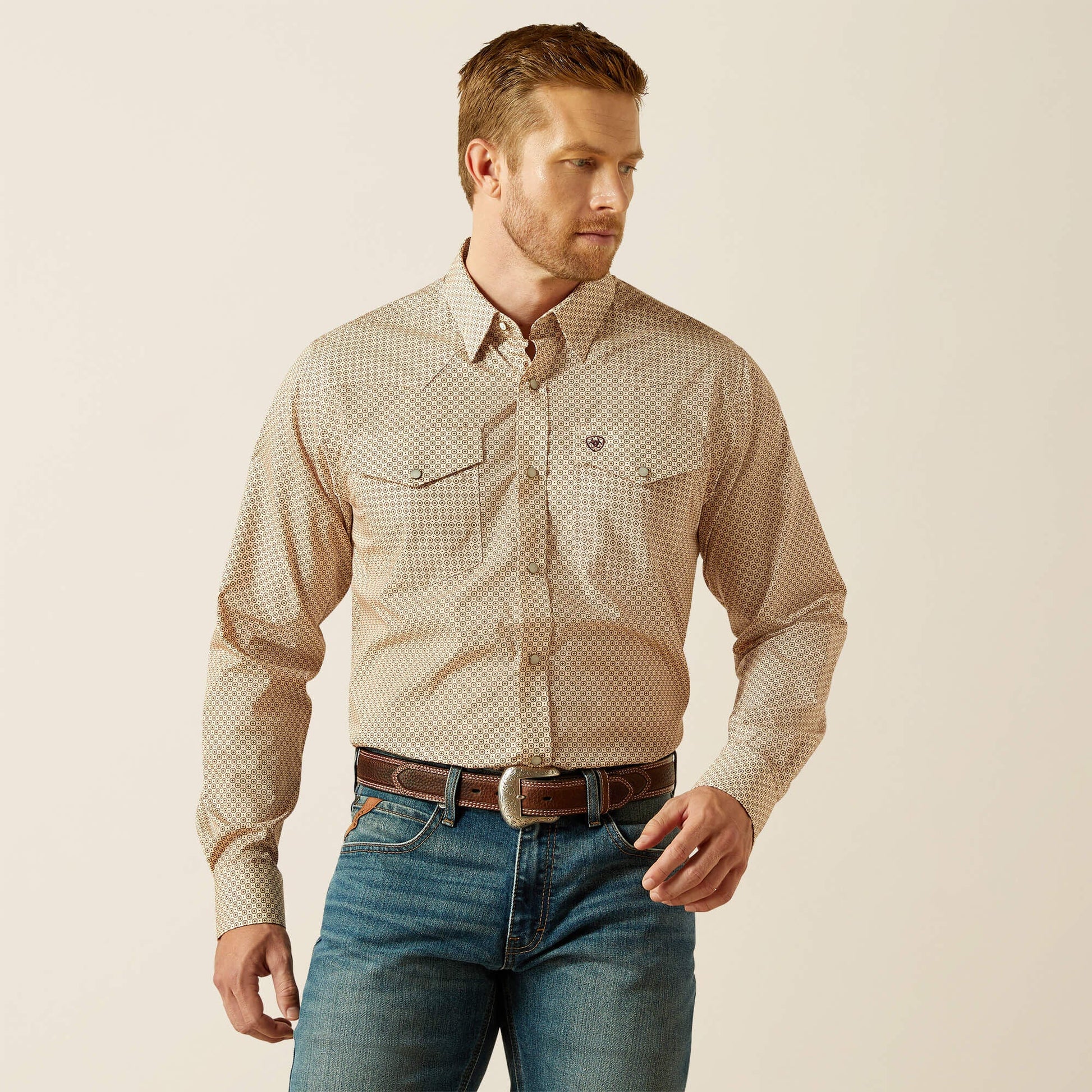 Wrinkle Free Eddie Fitted Shirt Men | Ariat online