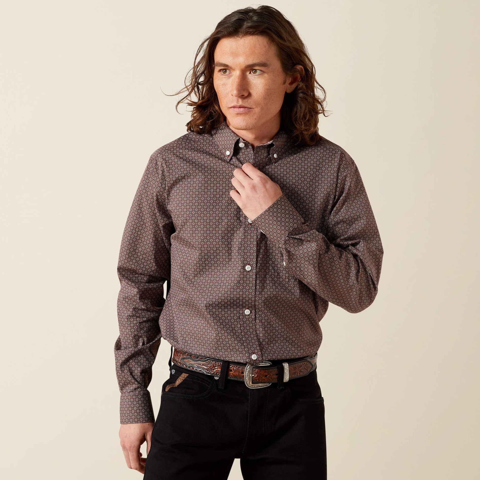 Wrinkle Free Arthur Classic Fit Shirt Men | Ariat discount