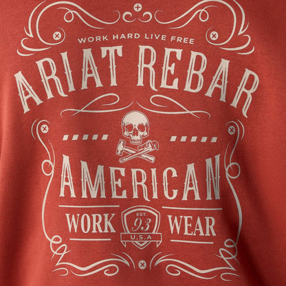 Rebar Lightweight Label Full Zip Hoodie Men | Ariat for sale
