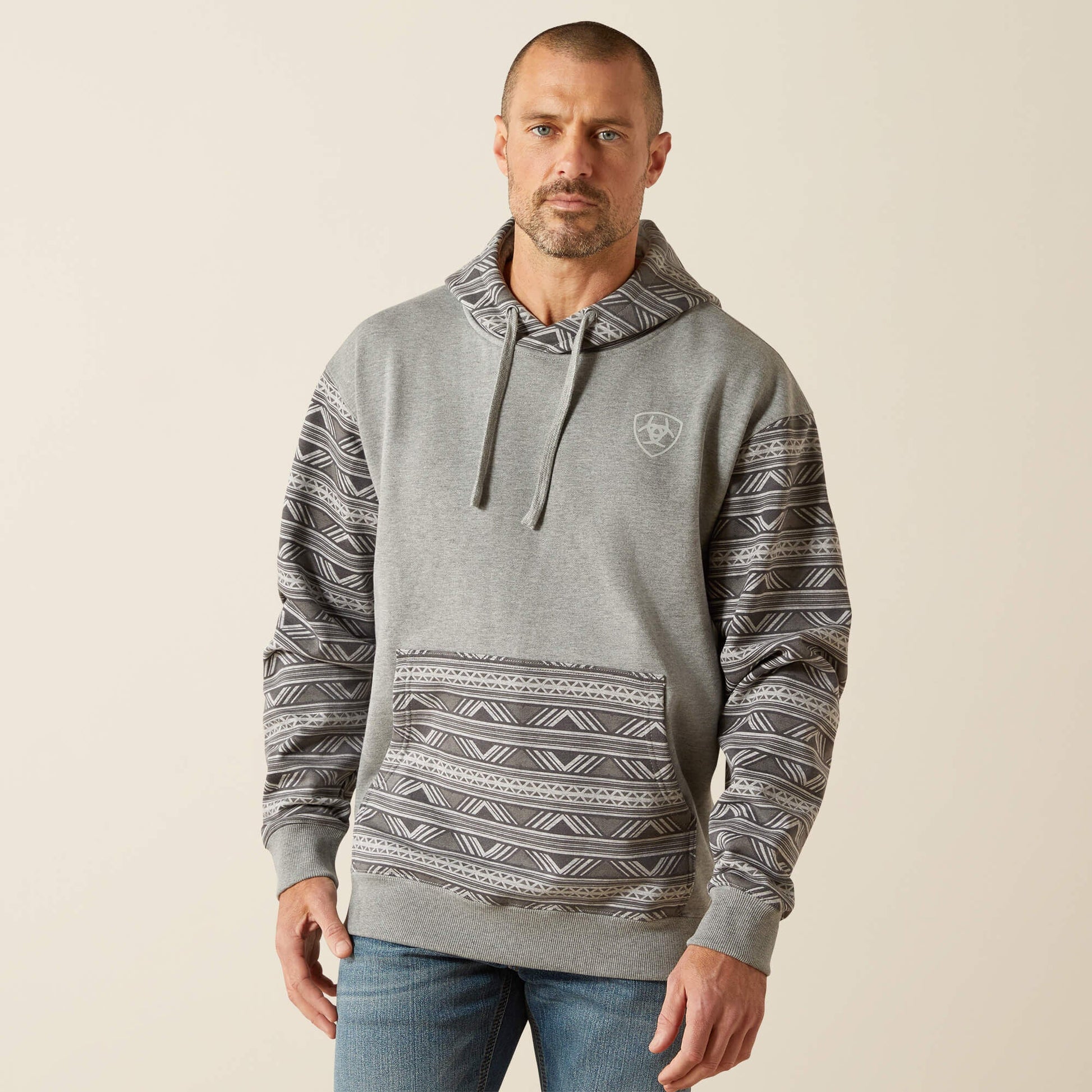 Southwestern Color Block Hoodie Men | Ariat online