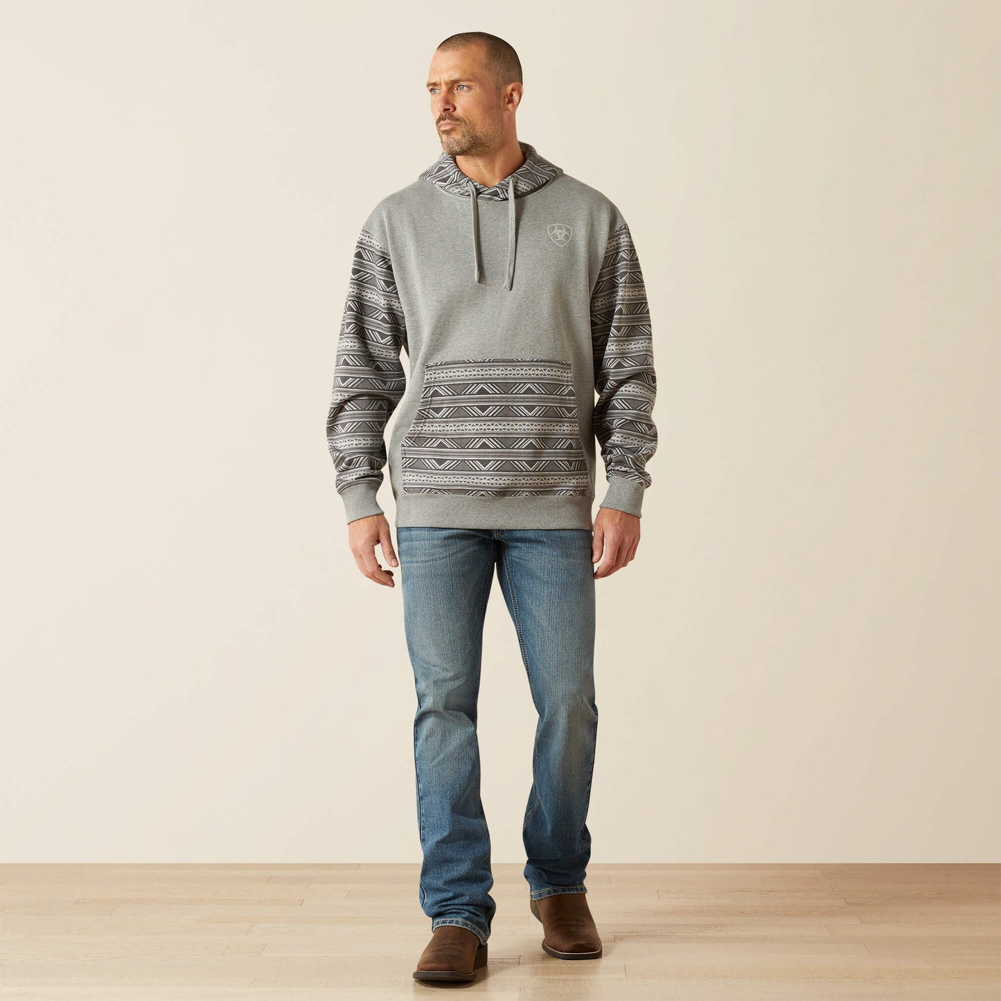 Southwestern Color Block Hoodie Men | Ariat online