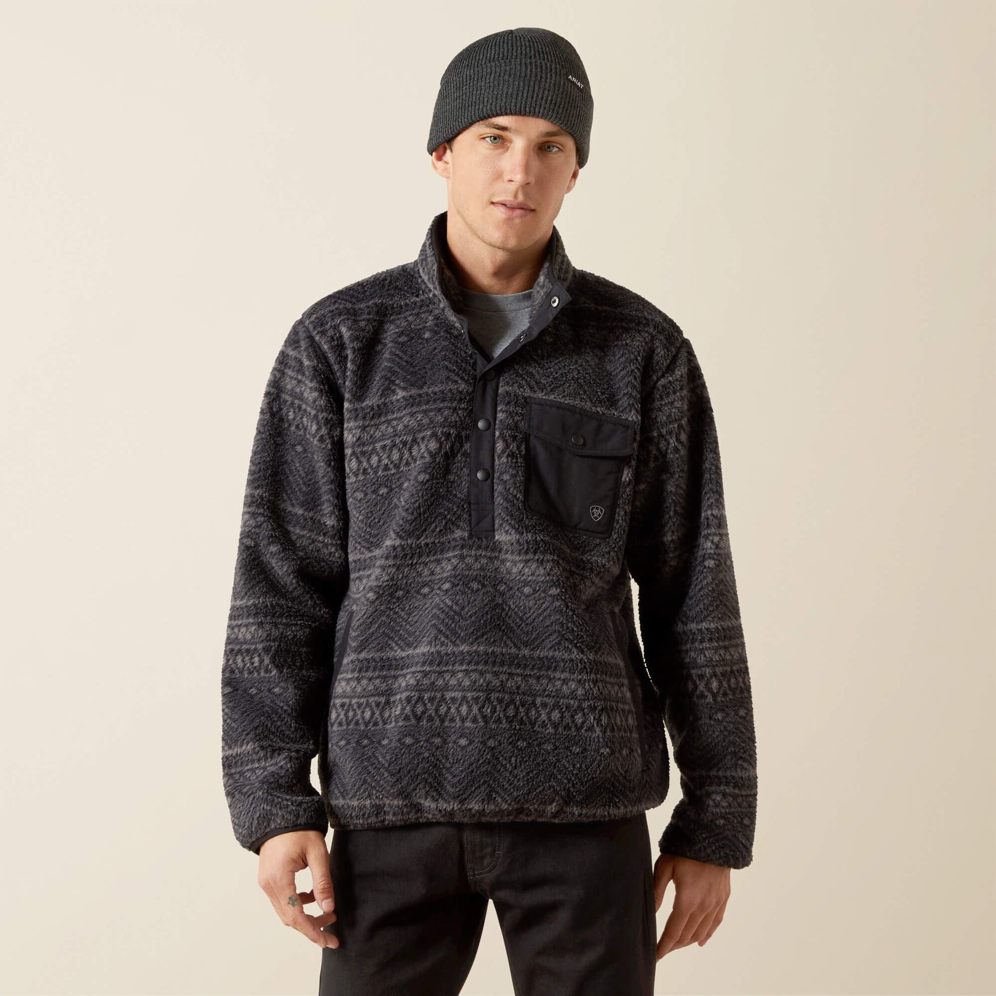 Polar Bear Mock Sweater Men | Ariat on sale