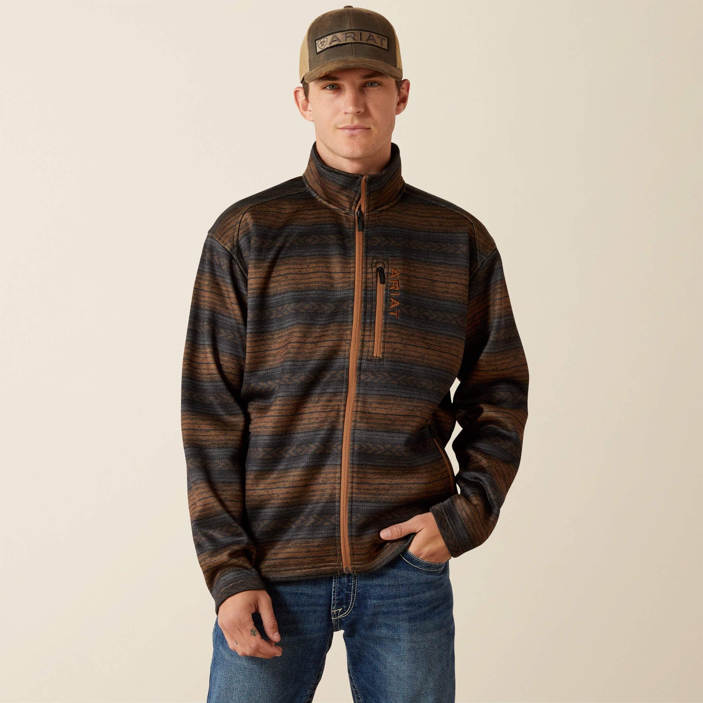 Caldwell Full Zip Sweater Men | Ariat for sale
