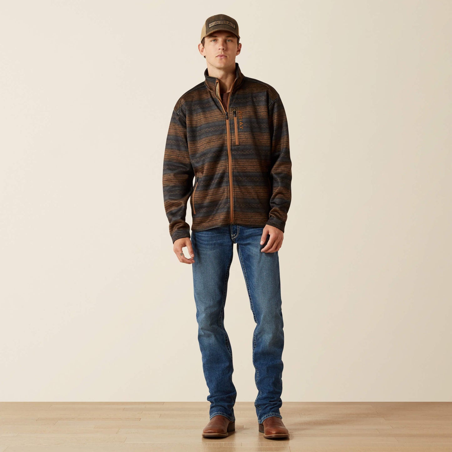Caldwell Full Zip Sweater Men | Ariat for sale