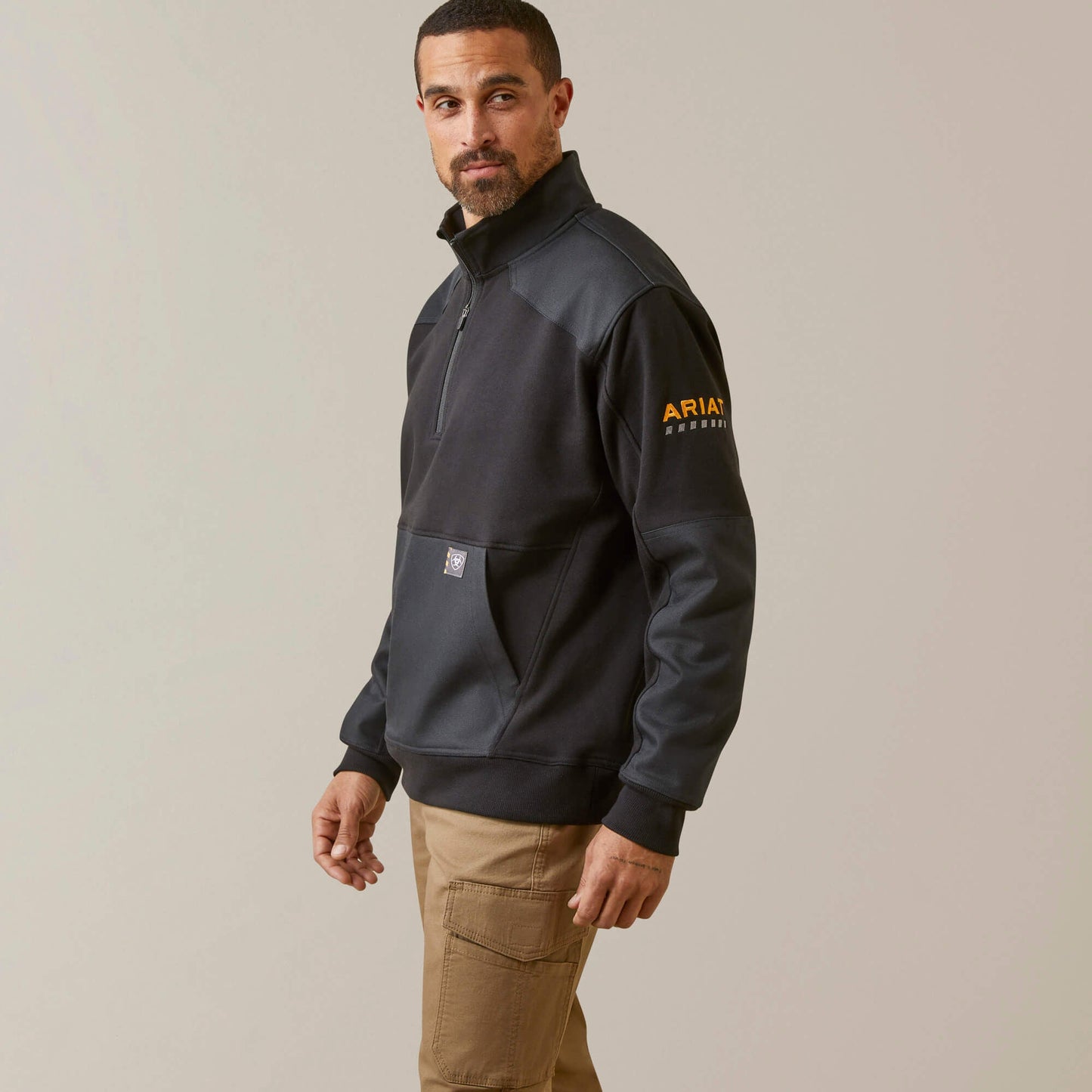 Rebar Workman Duracanvas 1/4 Zip Sweatshirt Men | Ariat outlet