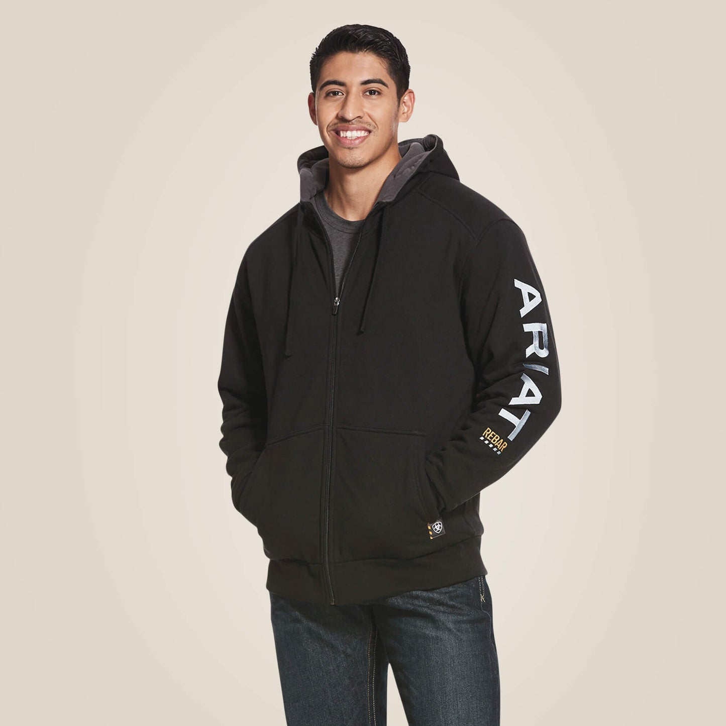 Rebar All-Weather Full Zip Hoodie Men | Ariat online shop