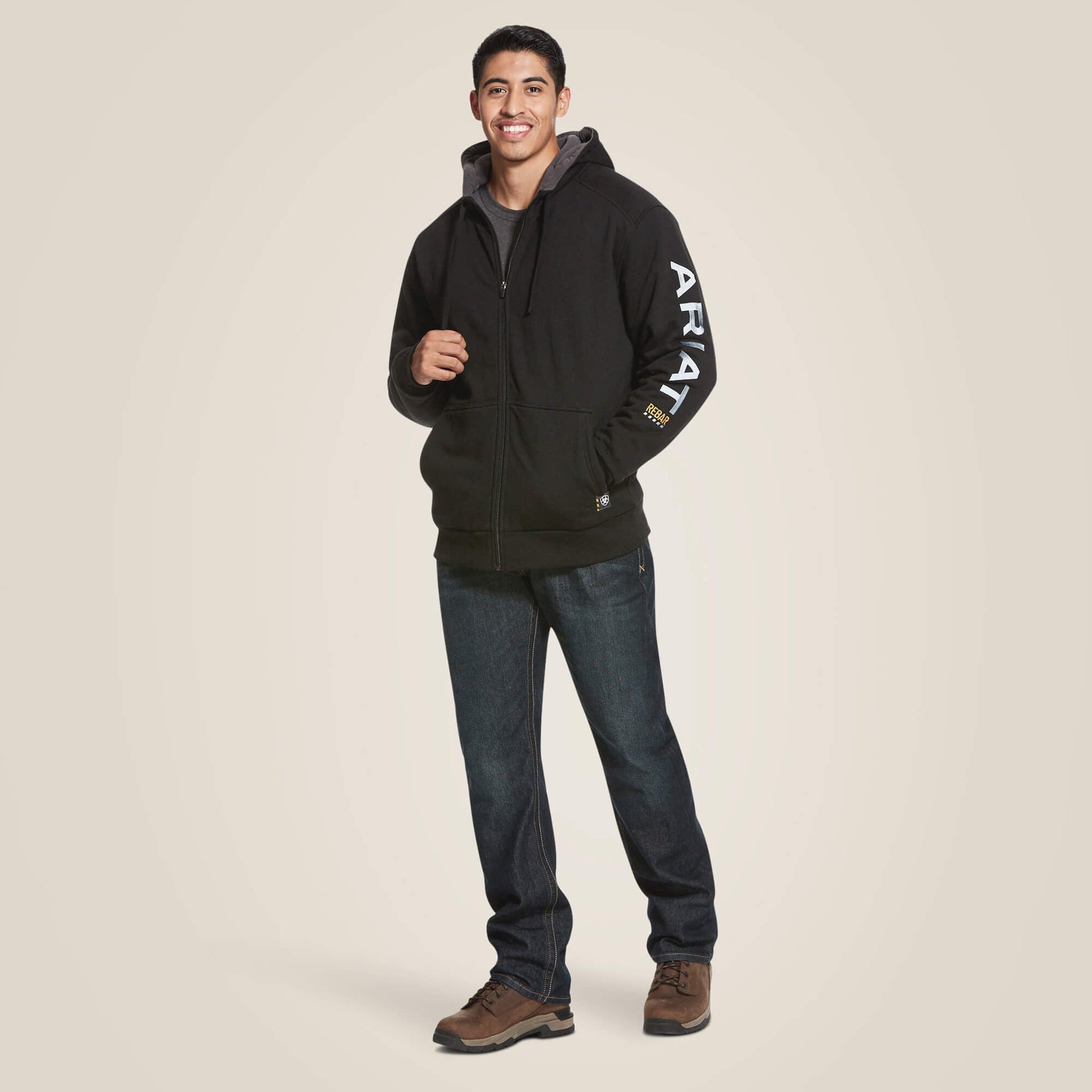 Rebar All-Weather Full Zip Hoodie Men | Ariat online shop