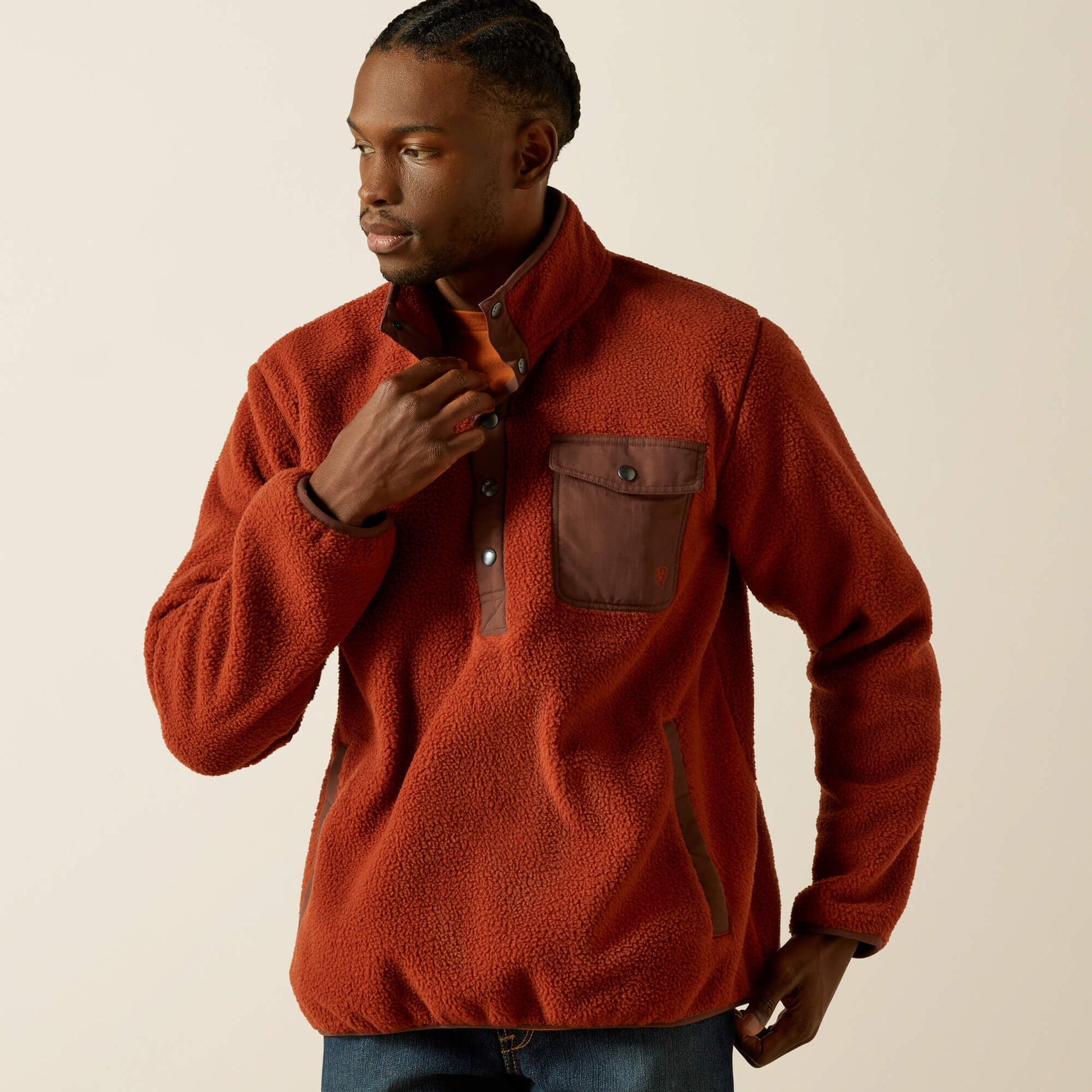 Polar Bear Mock Sweater Men | Ariat on sale