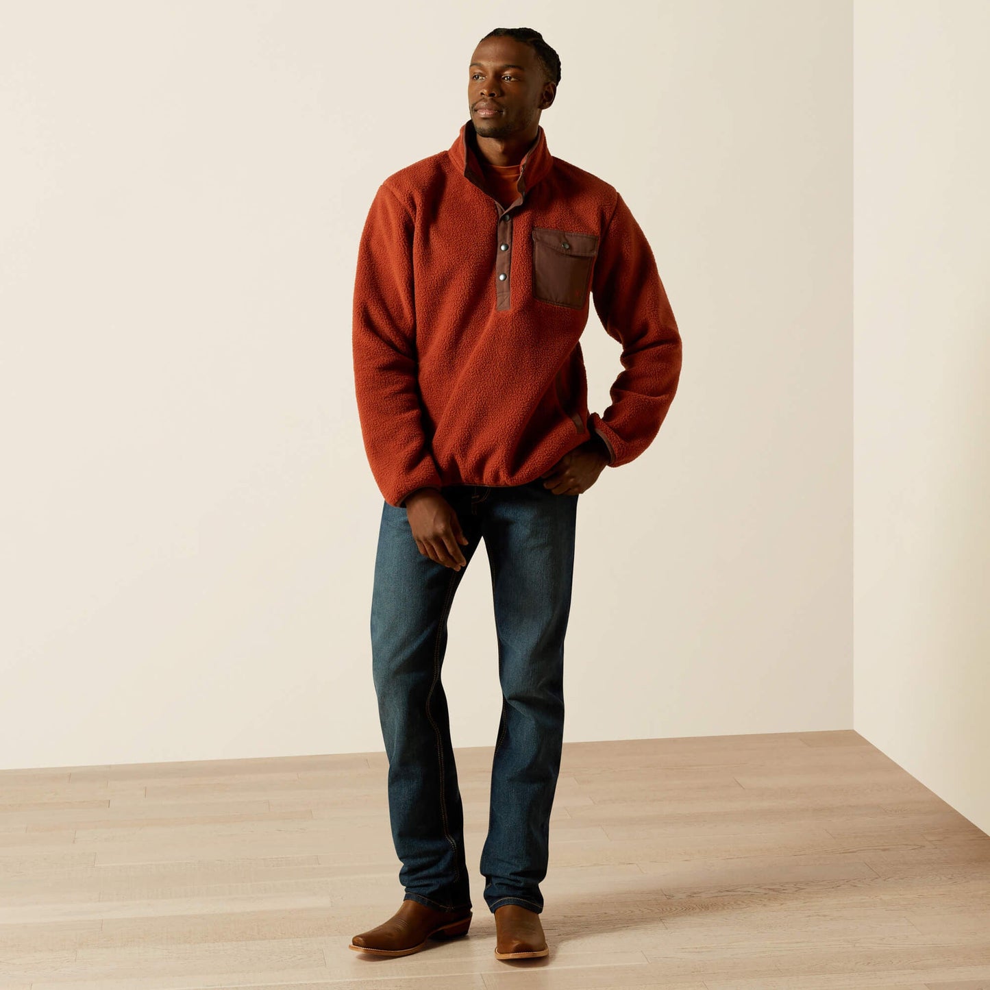 Polar Bear Mock Sweater Men | Ariat on sale