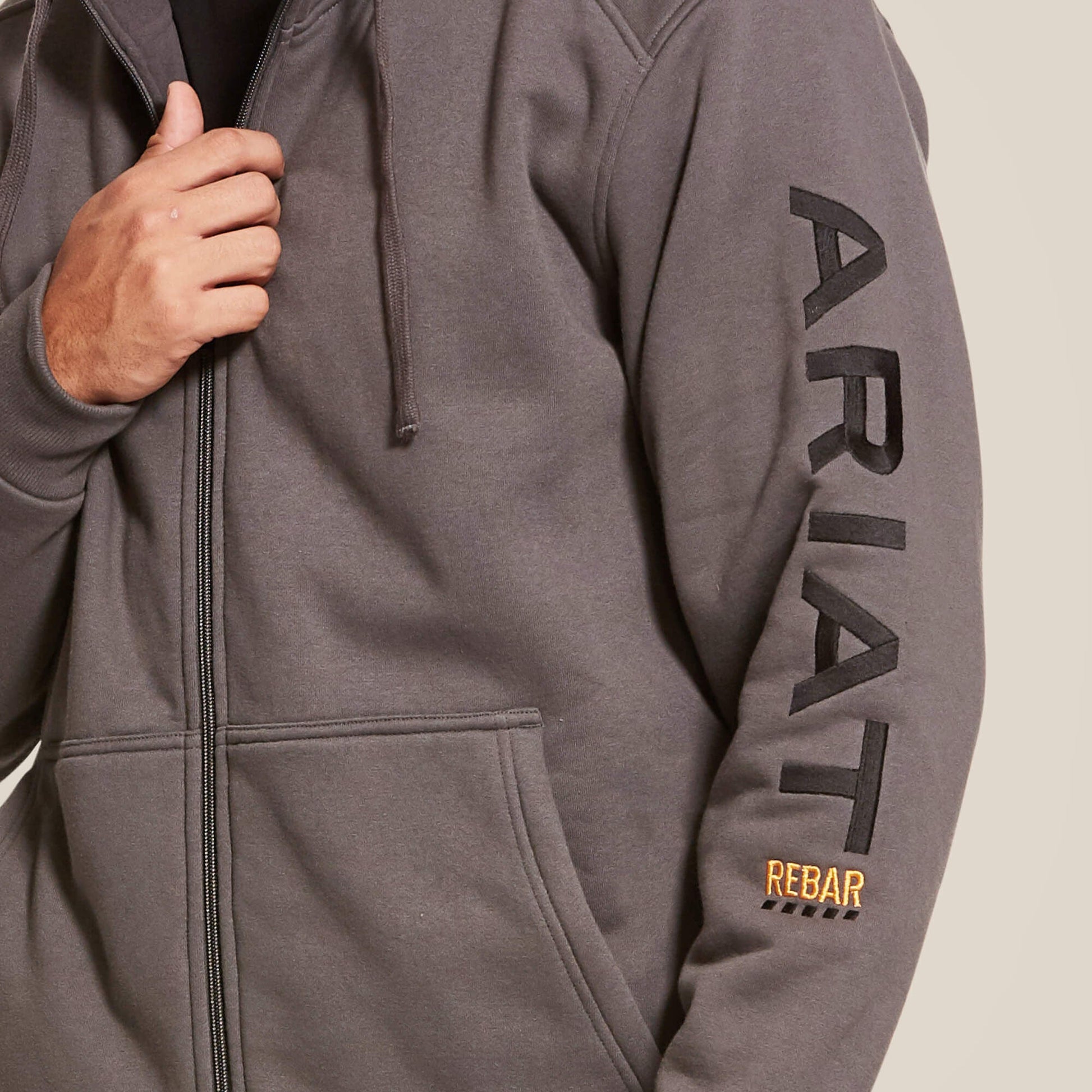 Rebar All-Weather Full Zip Hoodie Men | Ariat discount