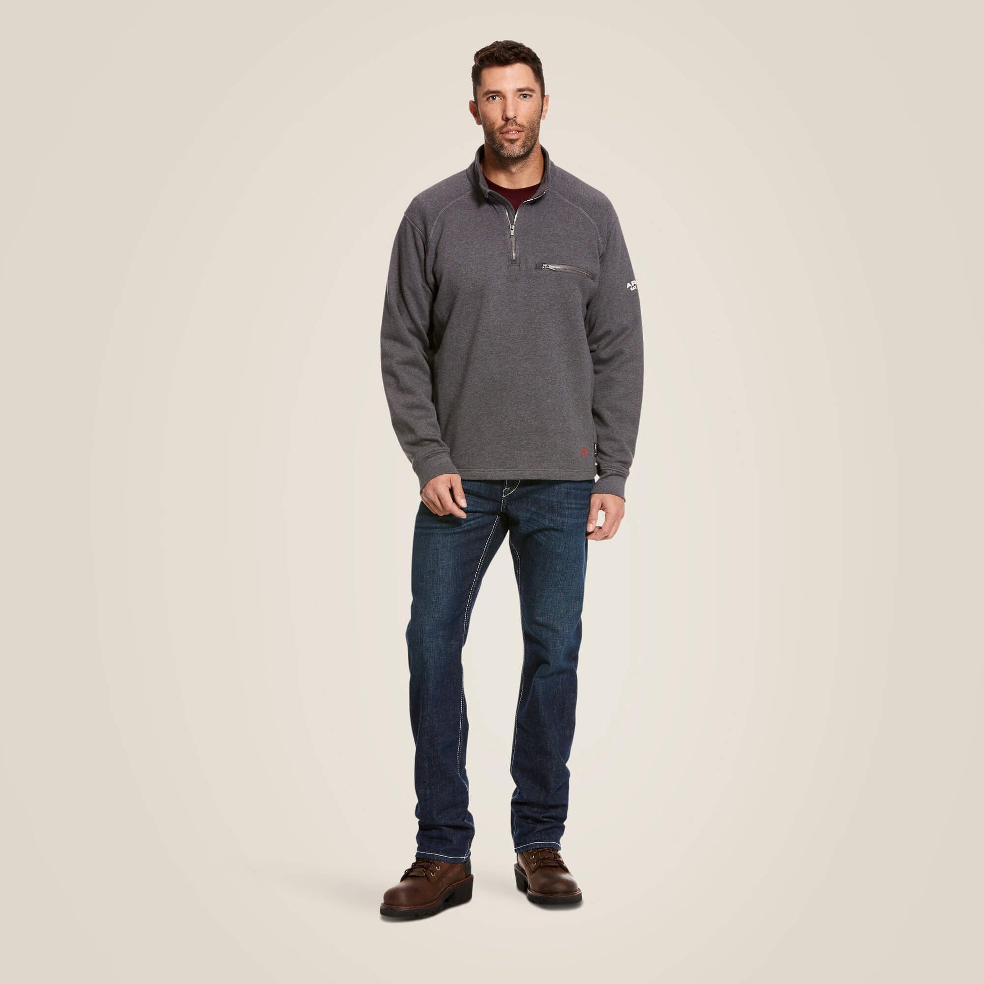 FR Rev 1/4 Zip Top Men | Ariat outlet