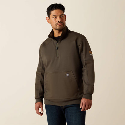 Rebar Workman Duracanvas 1/4 Zip Sweatshirt Men | Ariat for sale