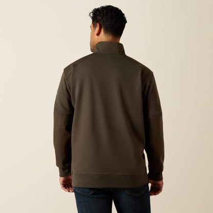 Rebar Workman Duracanvas 1/4 Zip Sweatshirt Men | Ariat for sale