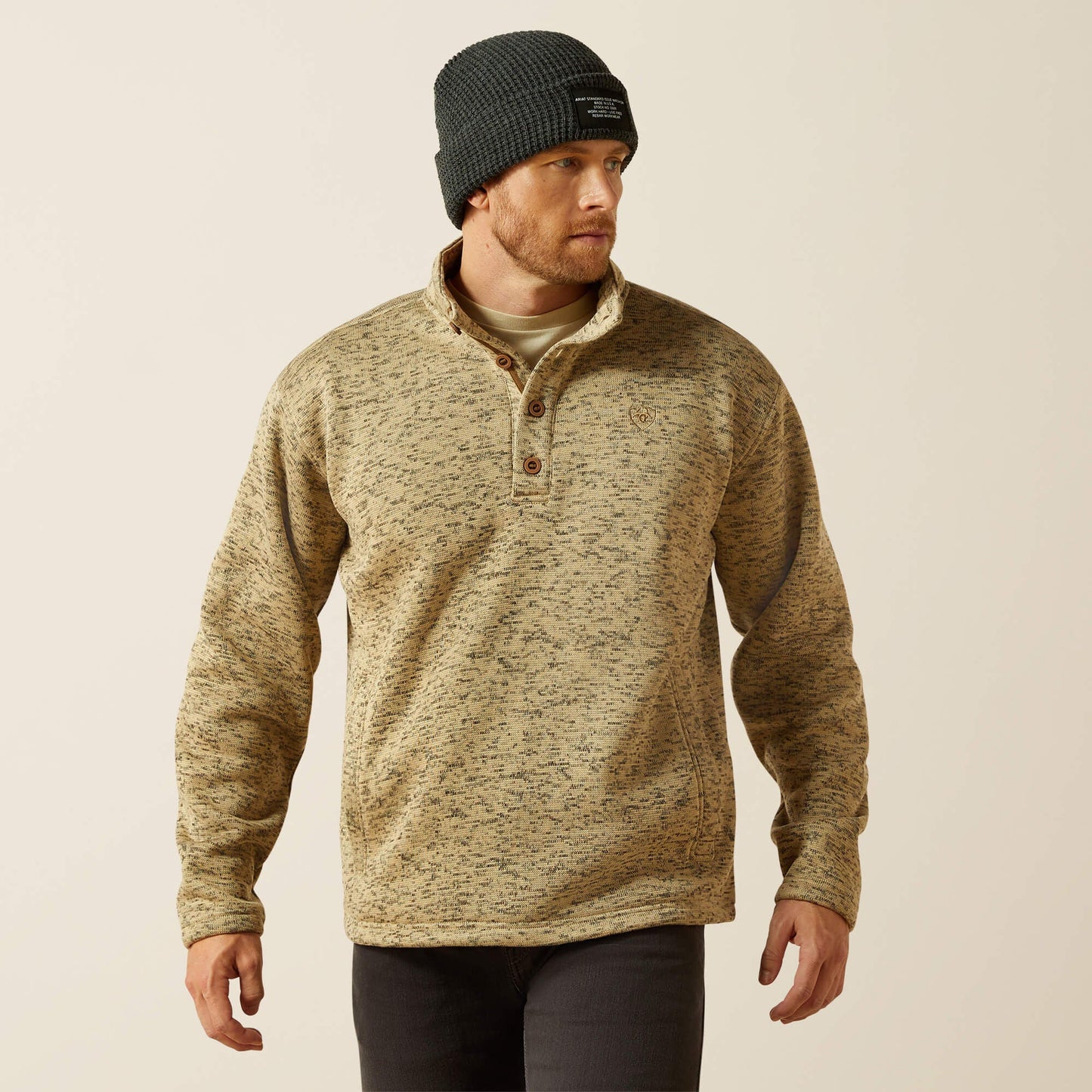 Caldwell 1/4 Button Sweater Men | Ariat online
