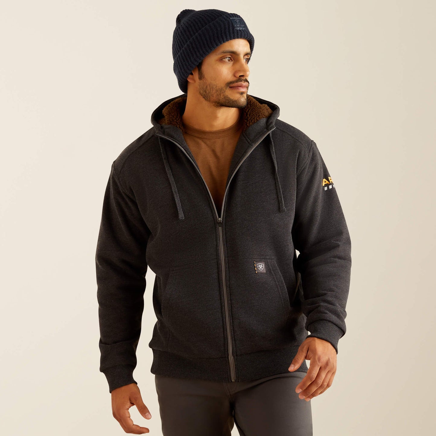 Rebar All-Weather Sherpa-Lined Full Zip Hoodie Men | Ariat online shop