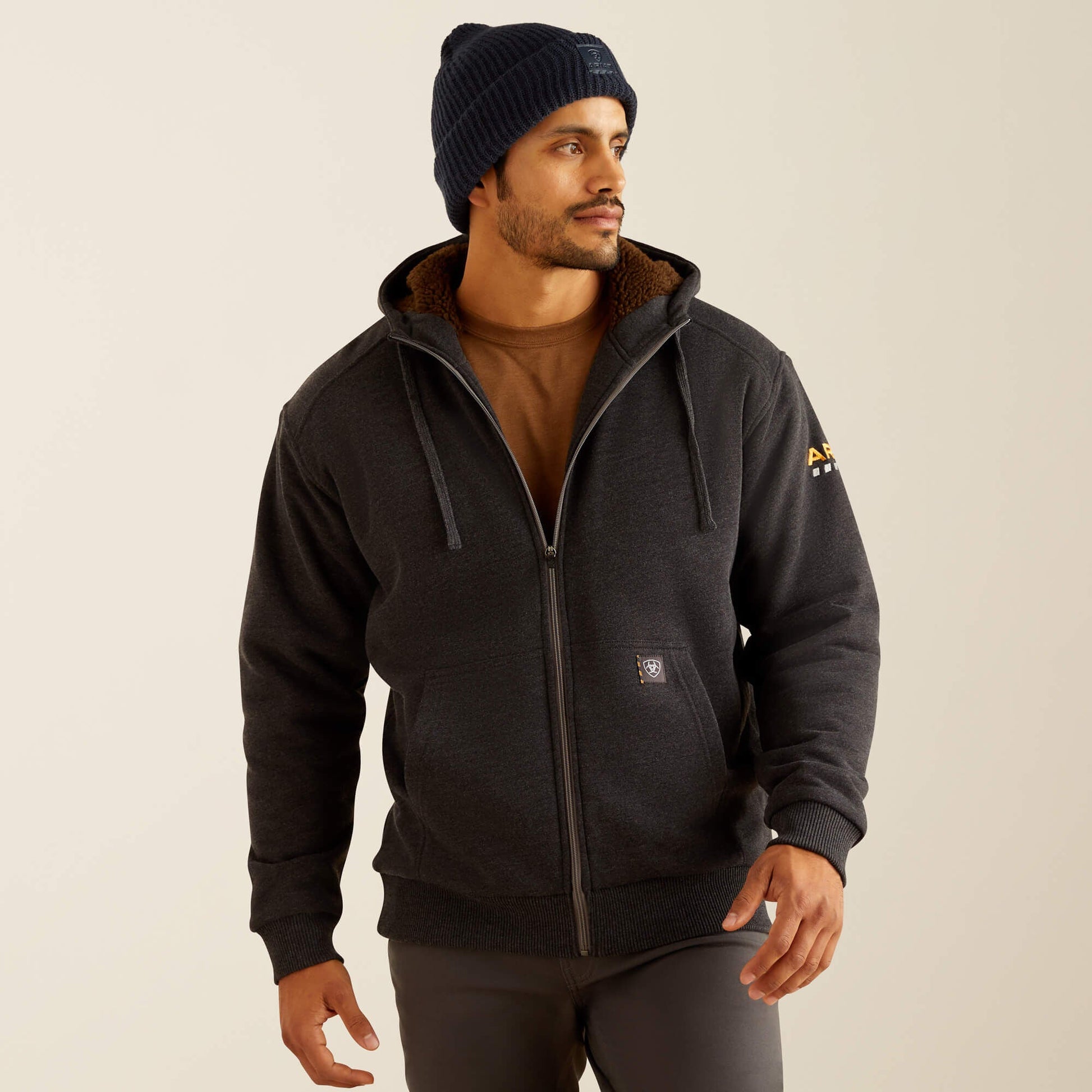 Rebar All-Weather Sherpa-Lined Full Zip Hoodie Men | Ariat online shop