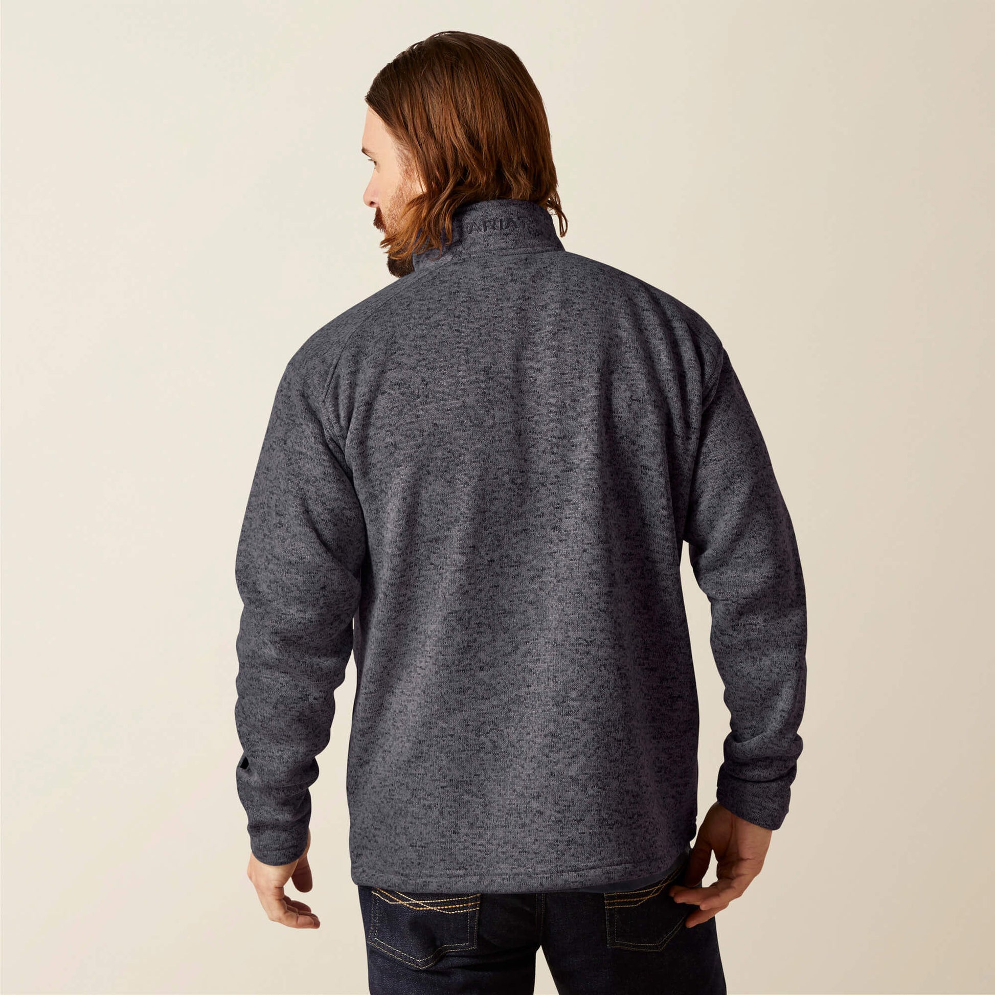 Caldwell Logo 1/4 Zip Sweater Men | Ariat for sale