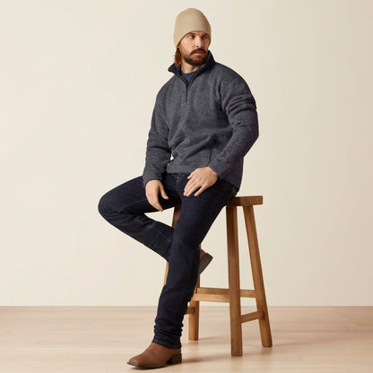 Caldwell Logo 1/4 Zip Sweater Men | Ariat for sale