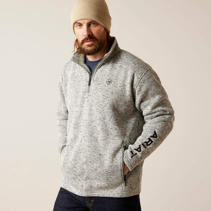 Caldwell Logo 1/4 Zip Sweater Men | Ariat outlet