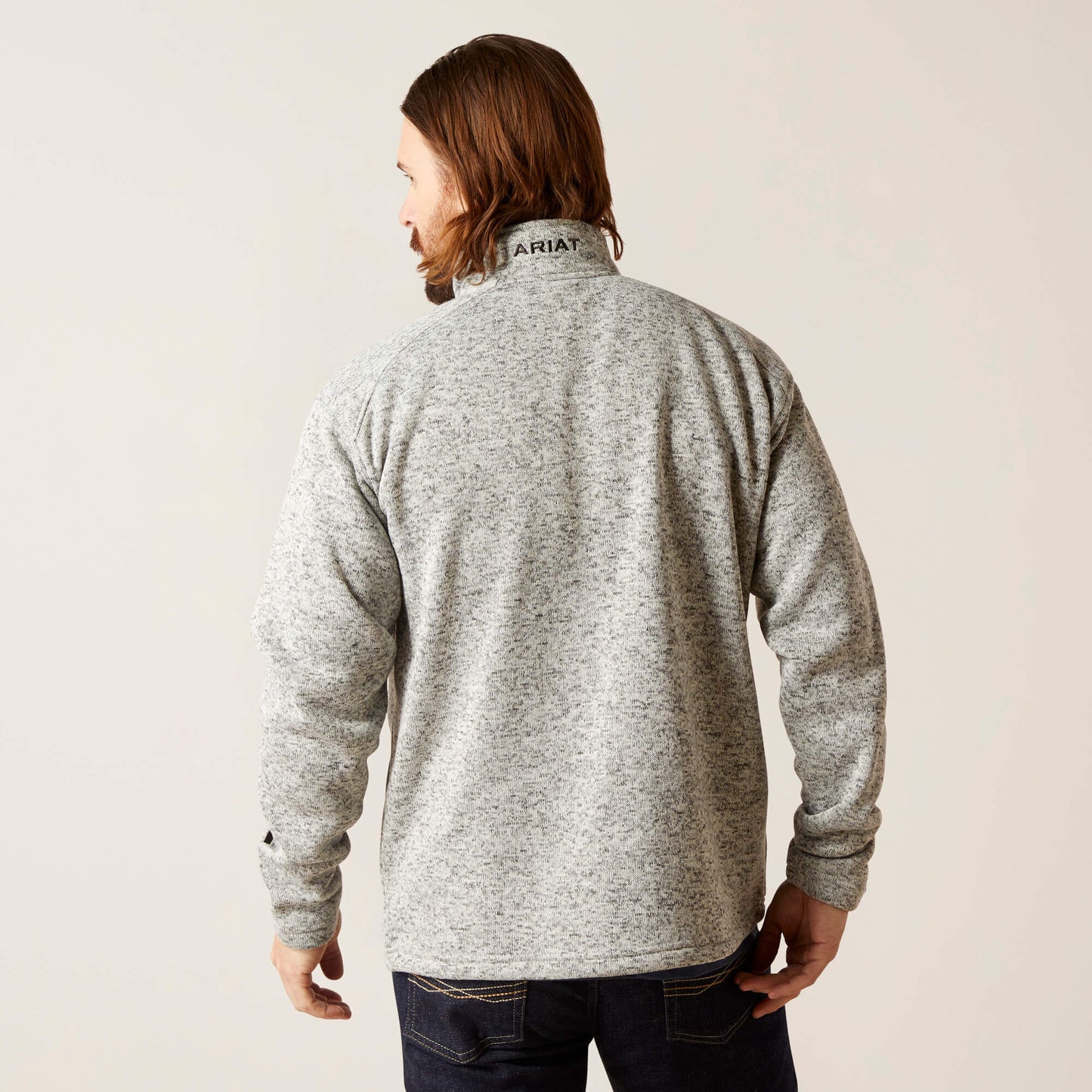Caldwell Logo 1/4 Zip Sweater Men | Ariat outlet
