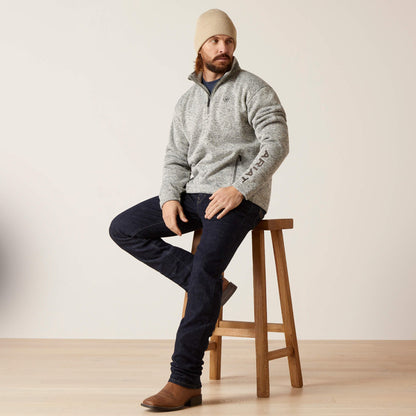 Caldwell Logo 1/4 Zip Sweater Men | Ariat outlet