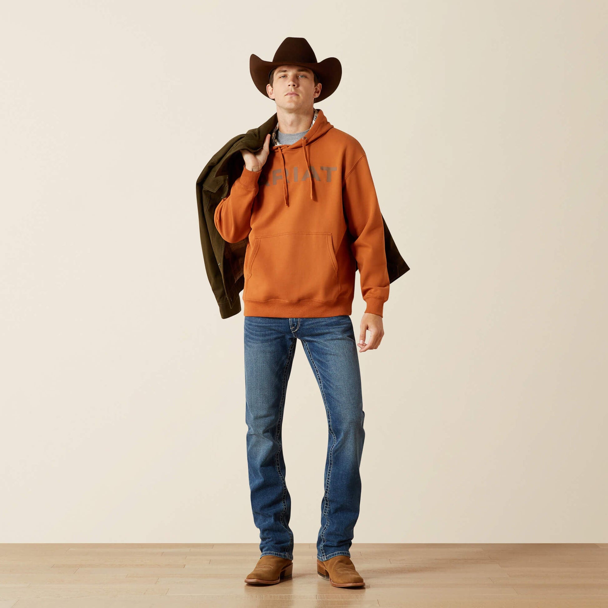 Ariat Stitch Shield Logo Hoodie Men | Ariat outlet