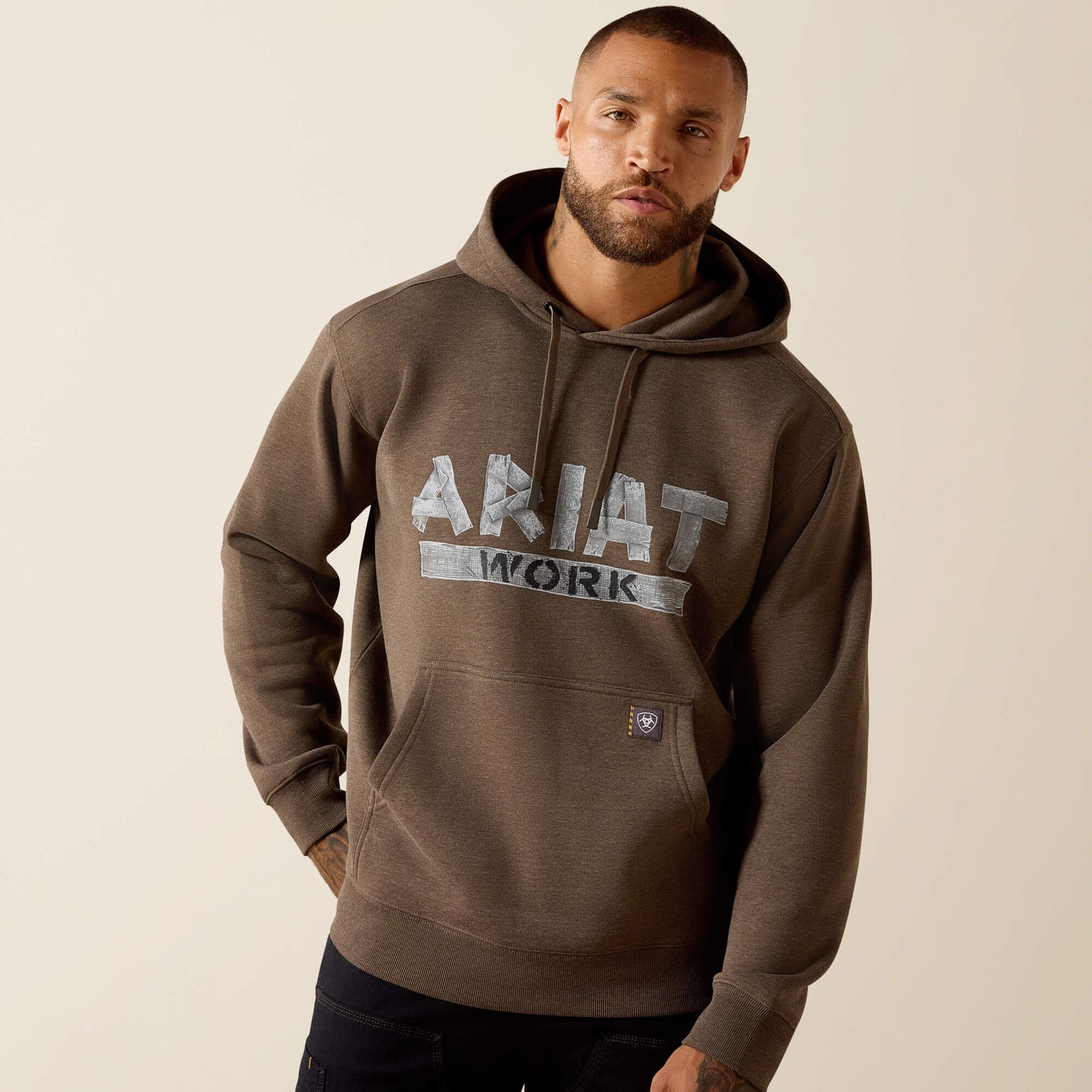 Rebar Lightweight Duct Logo Hoodie Men | Ariat online shop