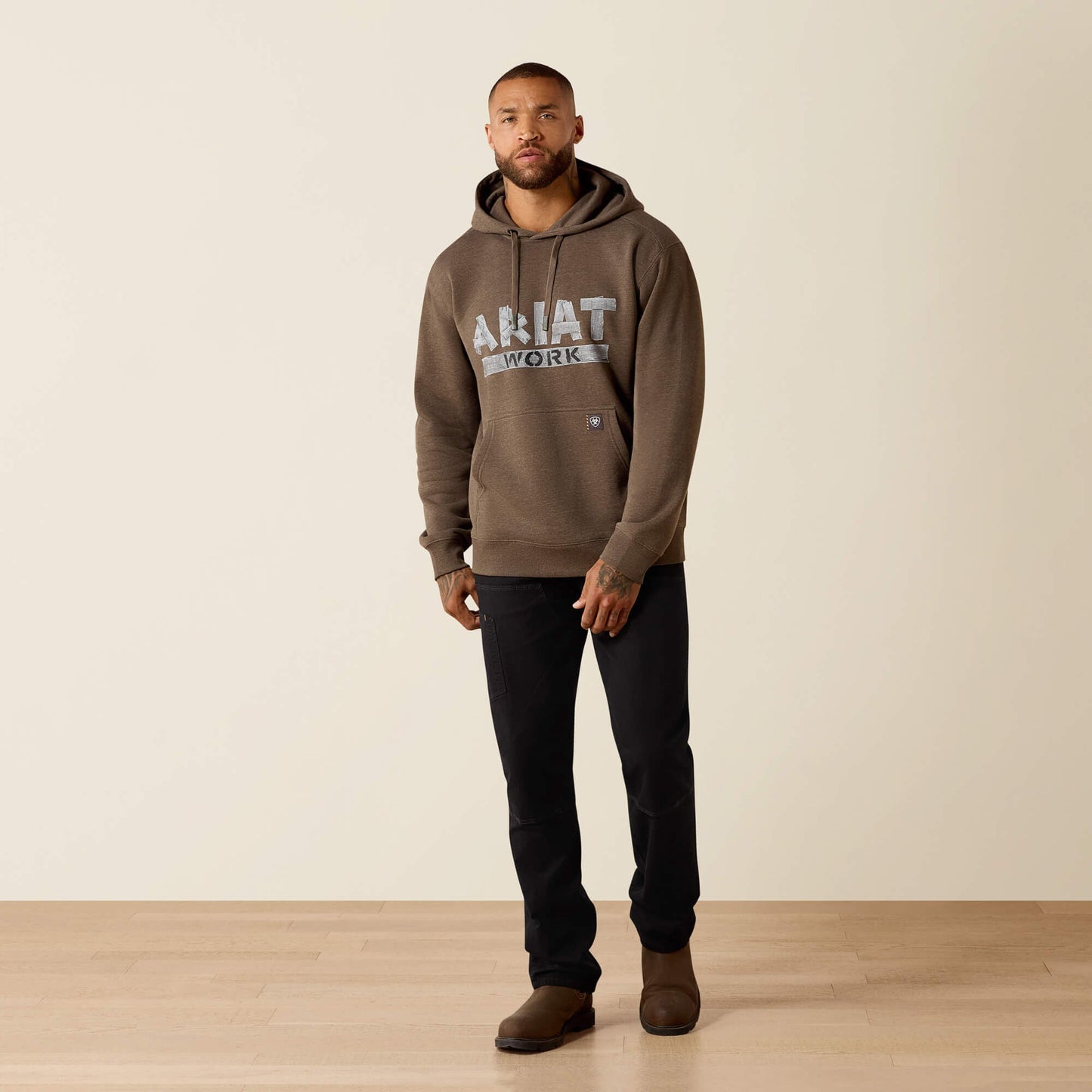 Rebar Lightweight Duct Logo Hoodie Men | Ariat online shop