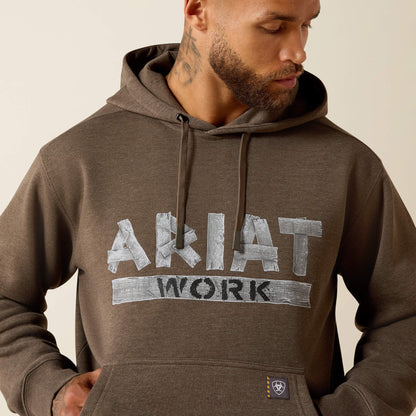 Rebar Lightweight Duct Logo Hoodie Men | Ariat online shop