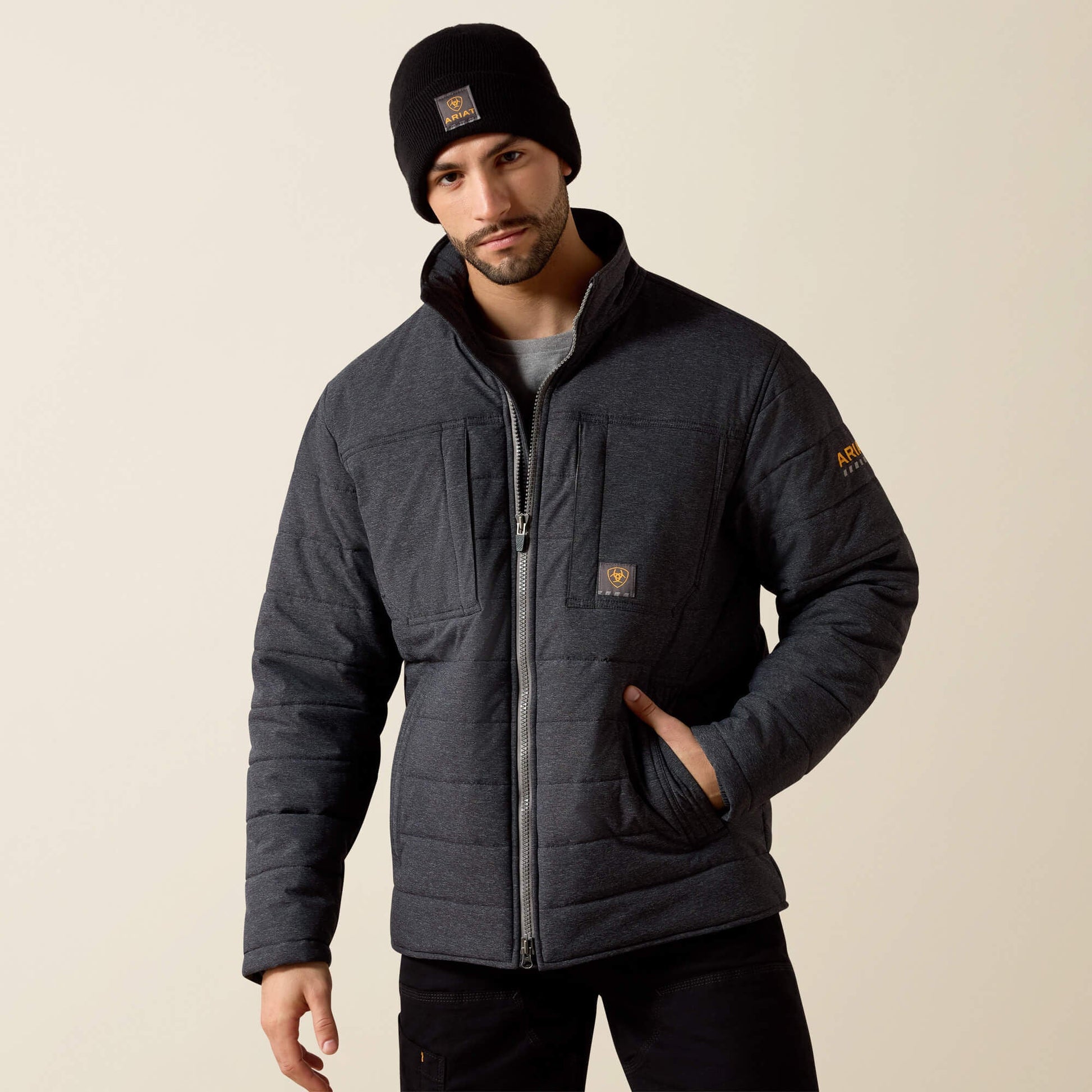 Rebar Valiant Stretch Canvas Water Resistant Insulated Jacket Men | Ariat on sale