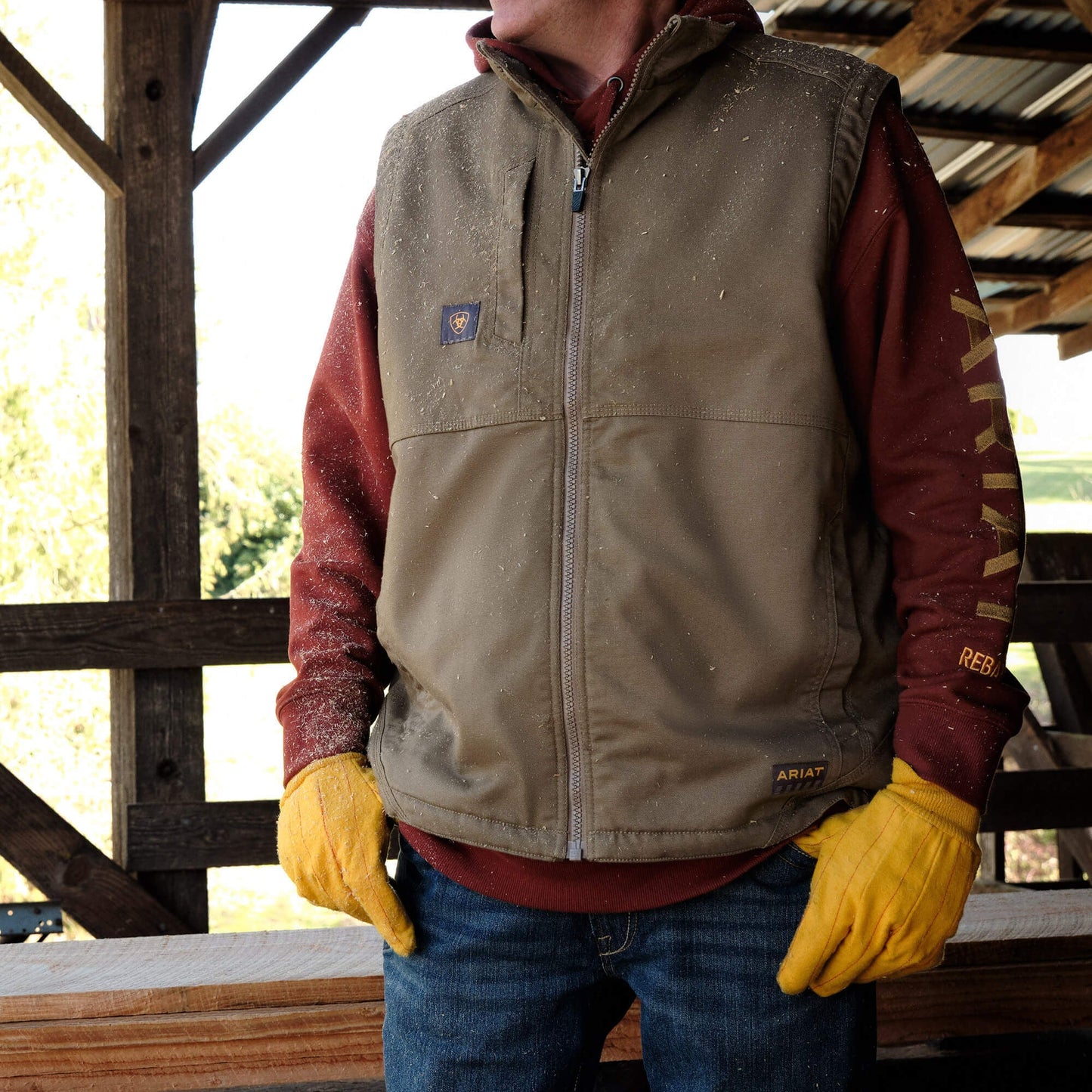 Rebar DuraCanvas Vest Men | Ariat discount