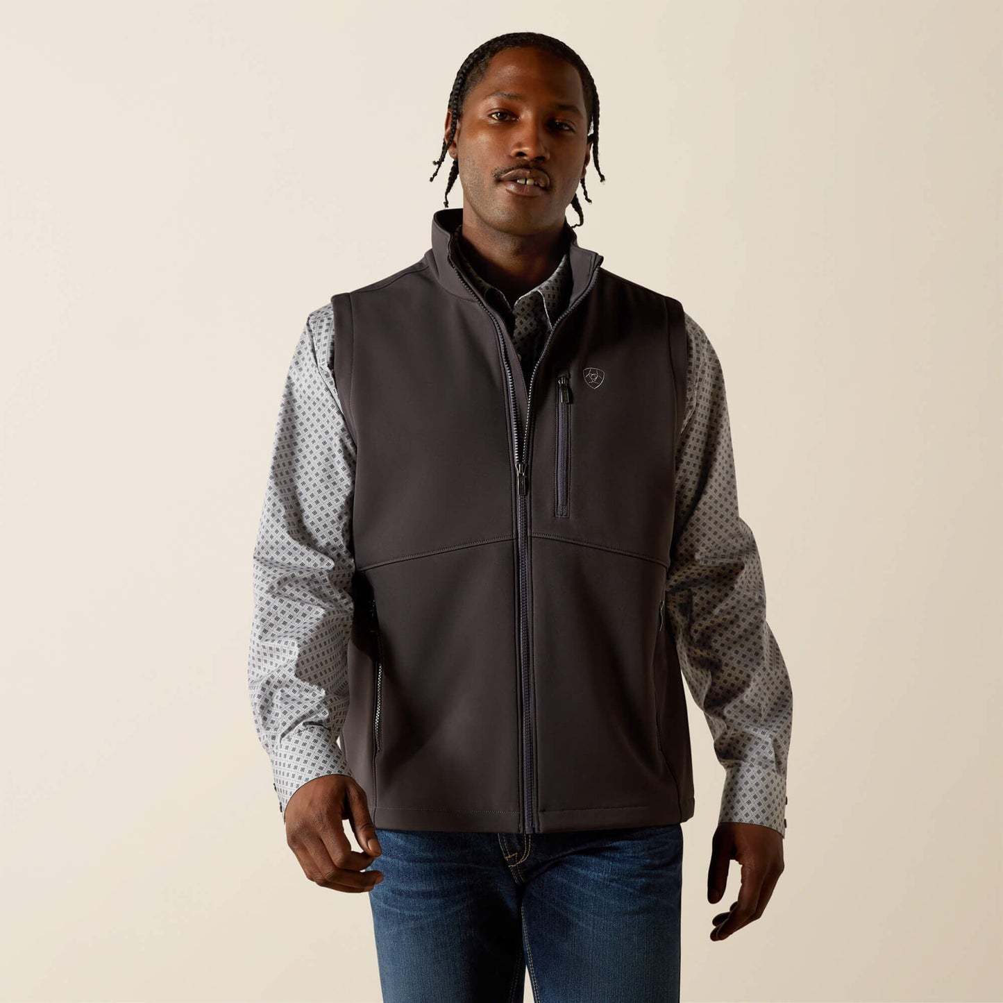 Logo Softshell Vest Men | Ariat outlet