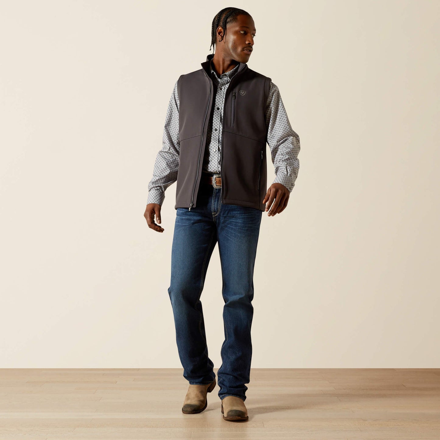Logo Softshell Vest Men | Ariat outlet