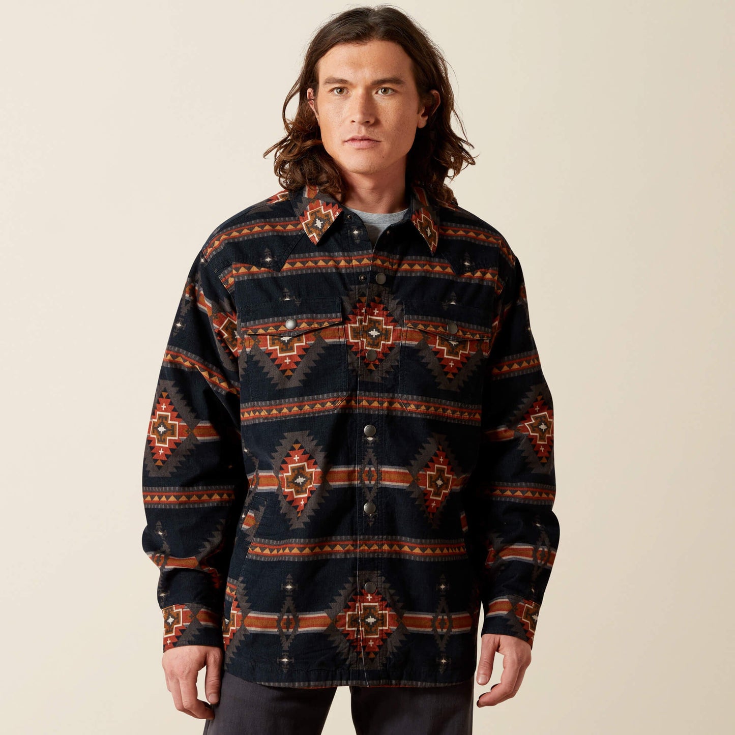 Hensley Corduroy Retro Shirt Jacket Men | Ariat discount