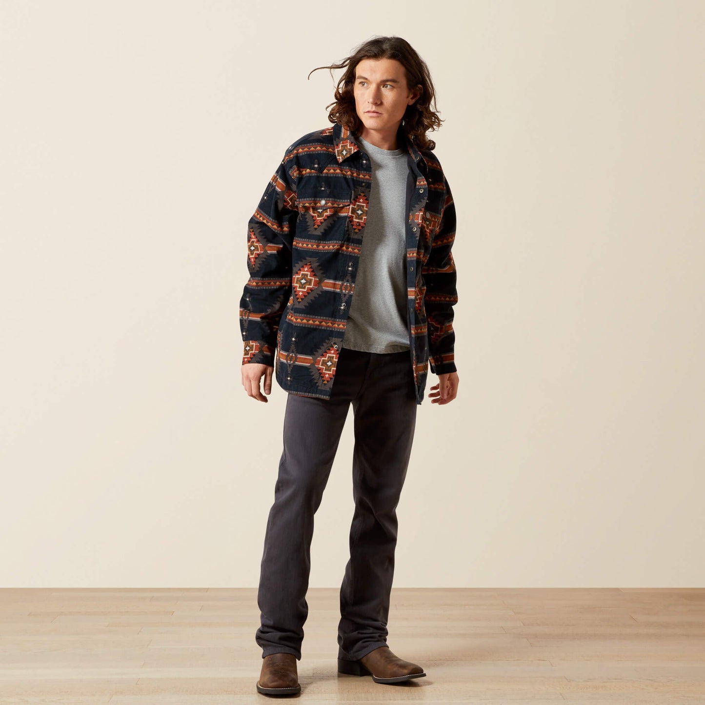 Hensley Corduroy Retro Shirt Jacket Men | Ariat discount