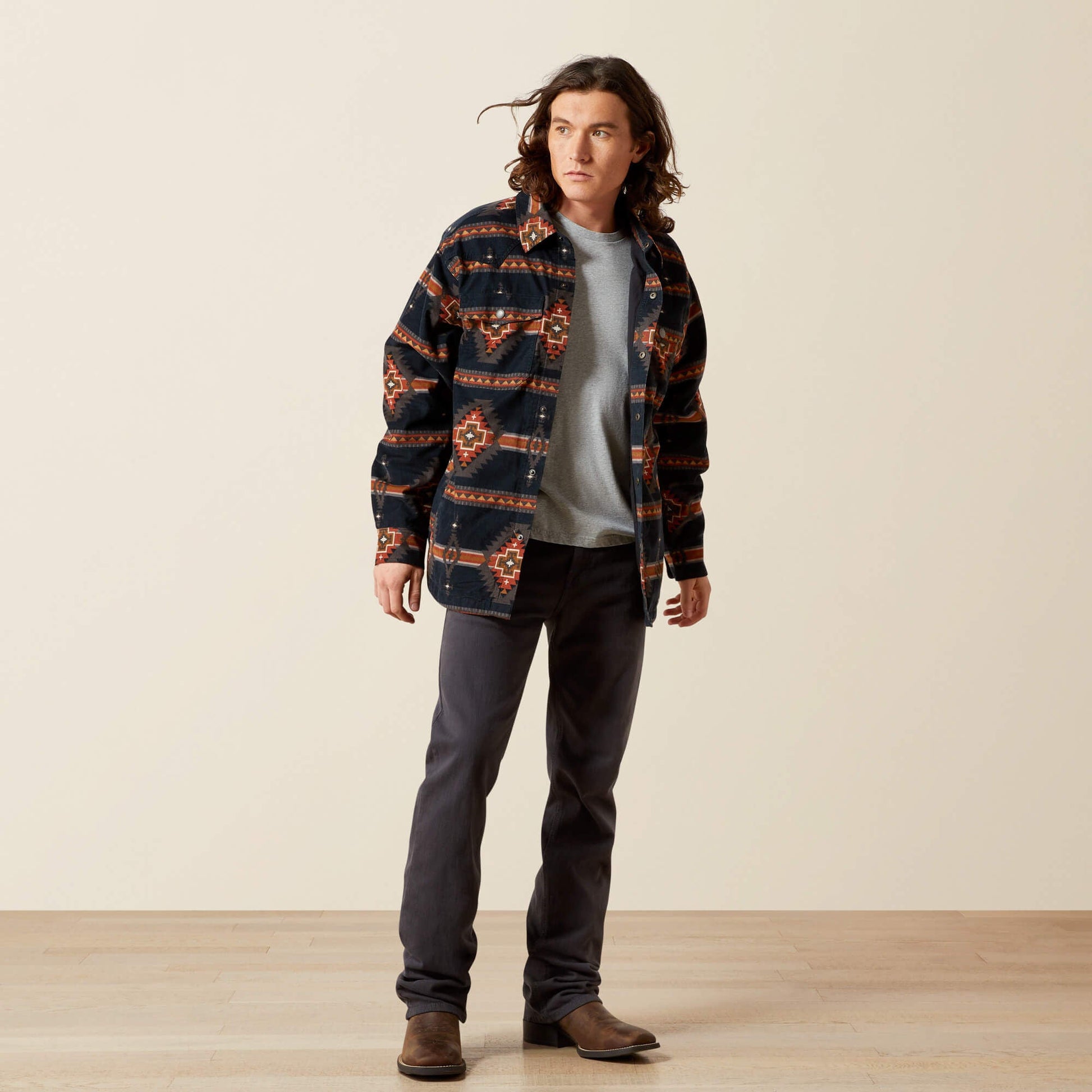 Hensley Corduroy Retro Shirt Jacket Men | Ariat discount