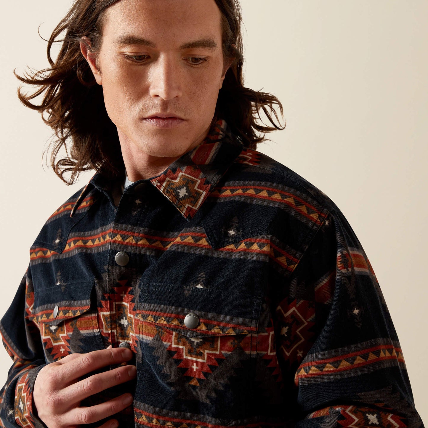 Hensley Corduroy Retro Shirt Jacket Men | Ariat discount