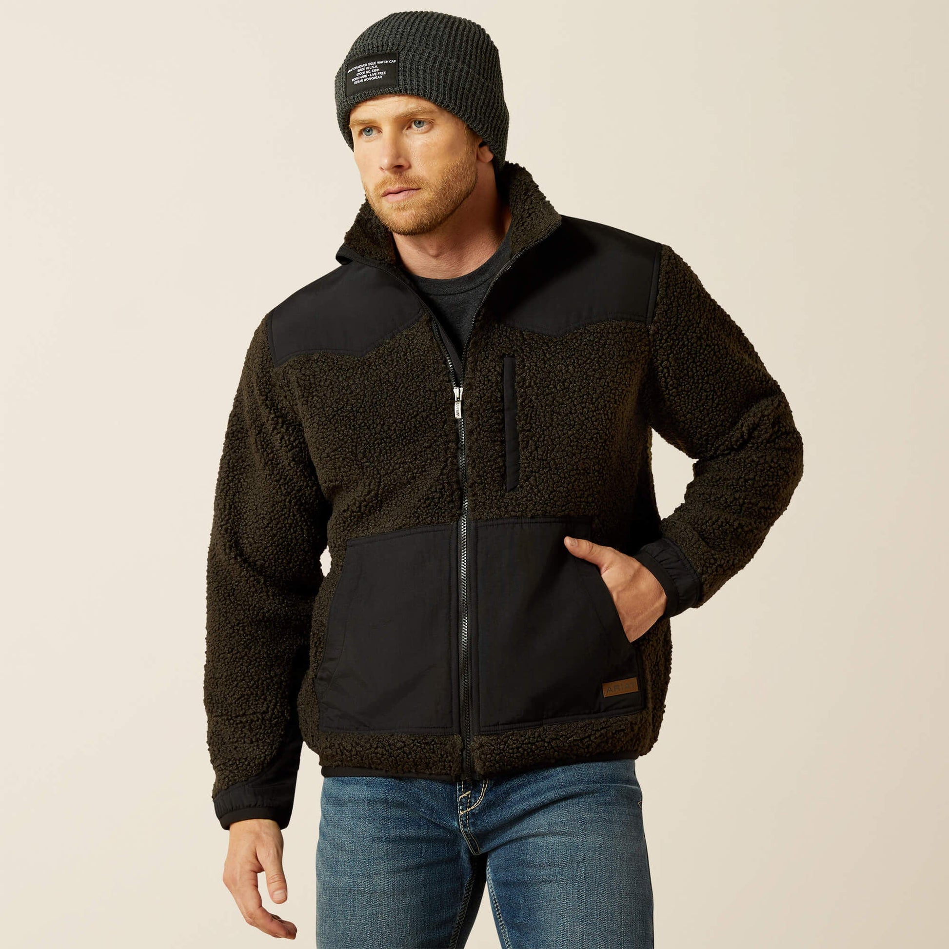 Western Sherpa Jacket Men | Ariat outlet