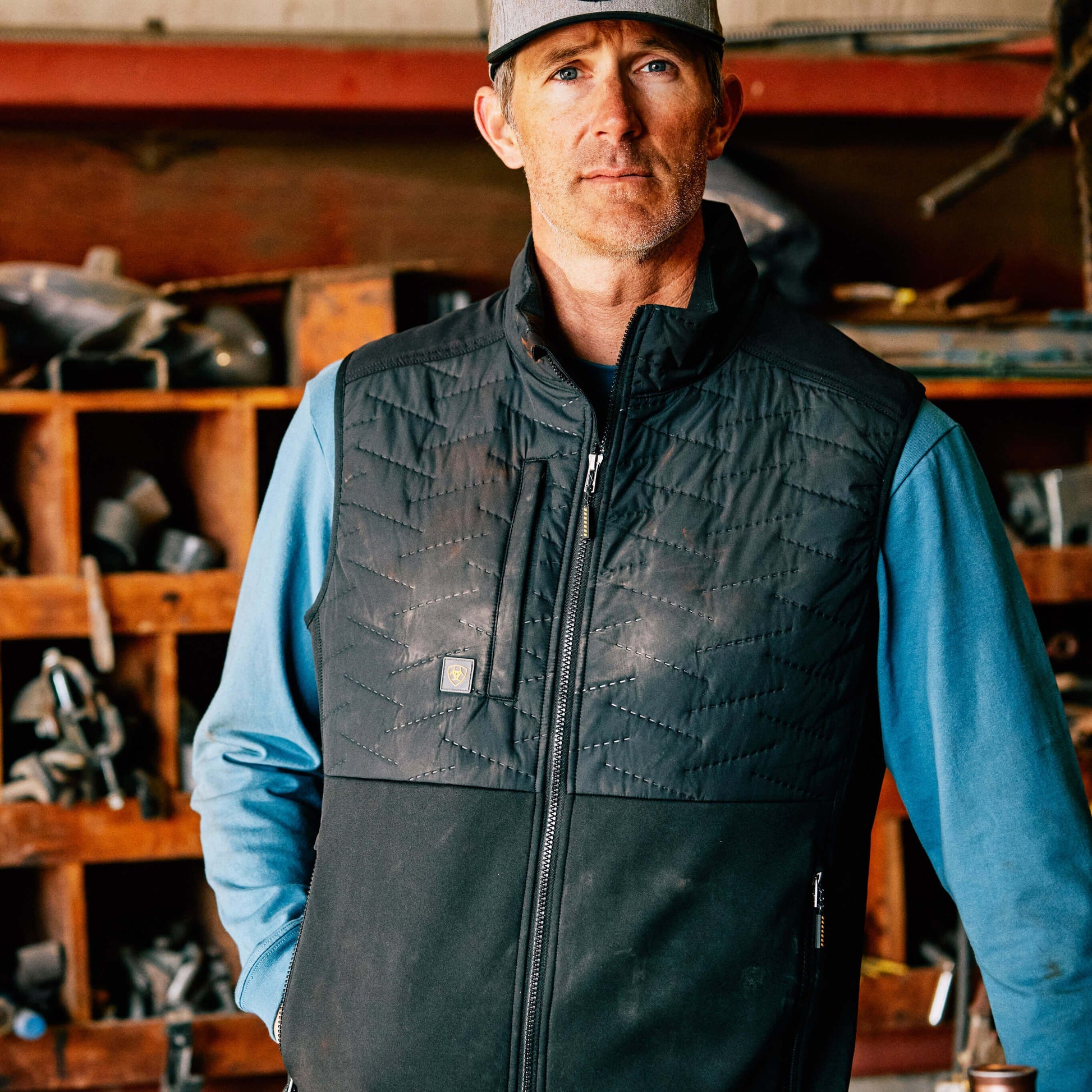 Rebar Cloud 9 Insulated Vest Men | Ariat for sale