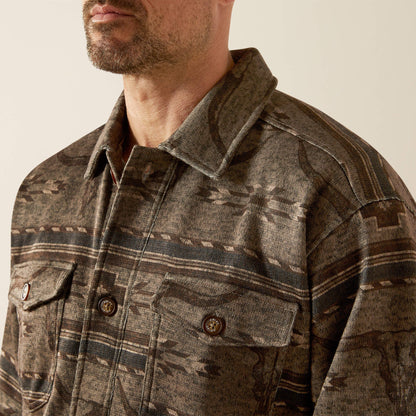 Caldwell Printed Shirt Jacket Men | Ariat discount
