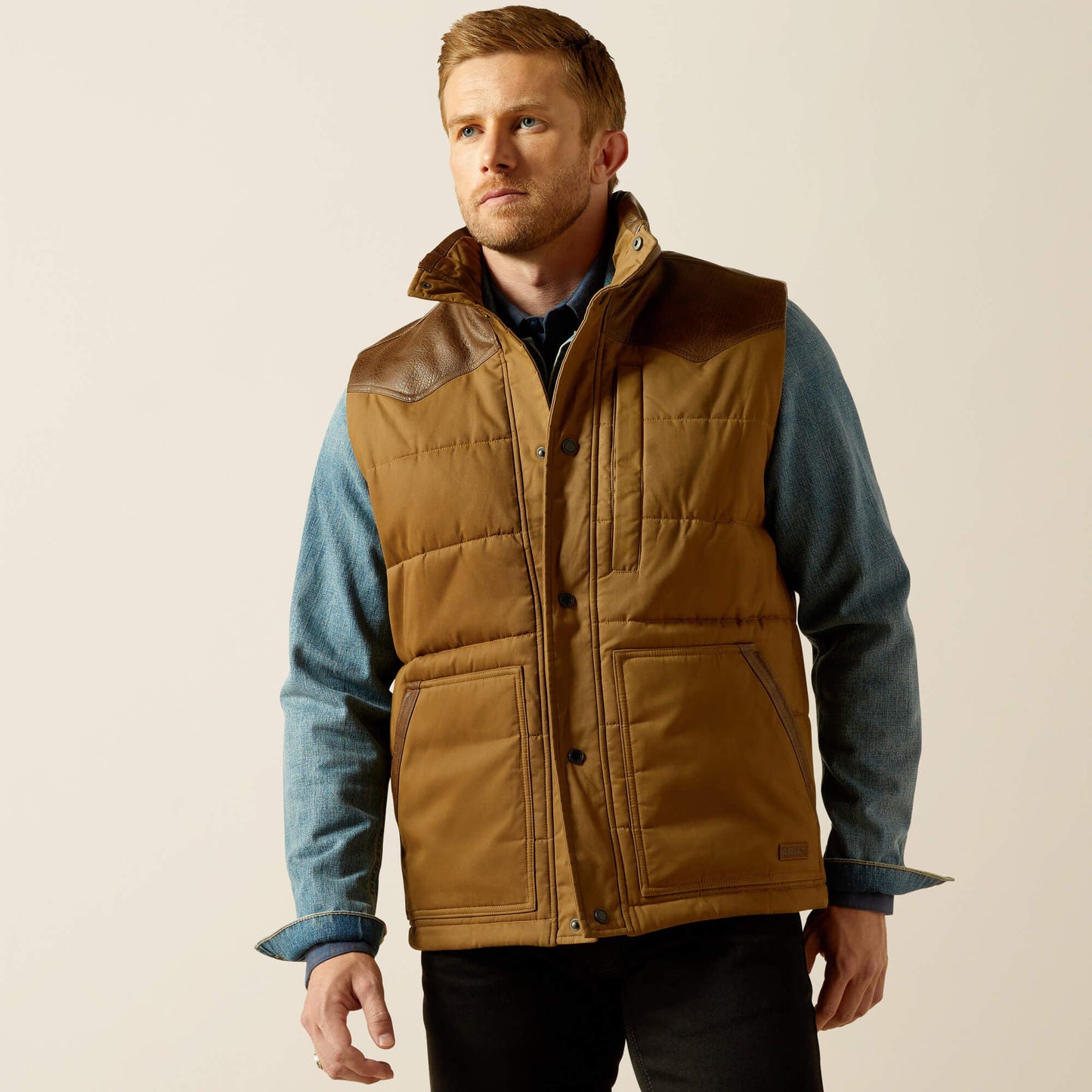 Western Quilted Vest Men | Ariat outlet