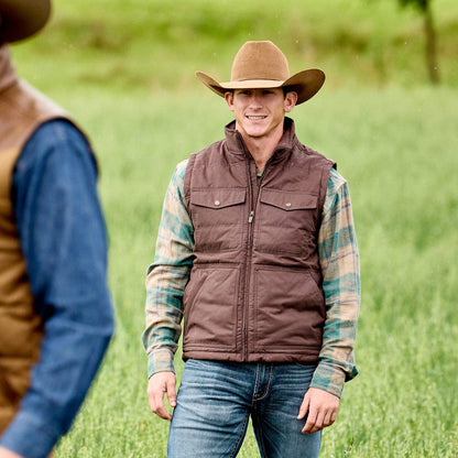 Western Quilted Vest Men | Ariat outlet